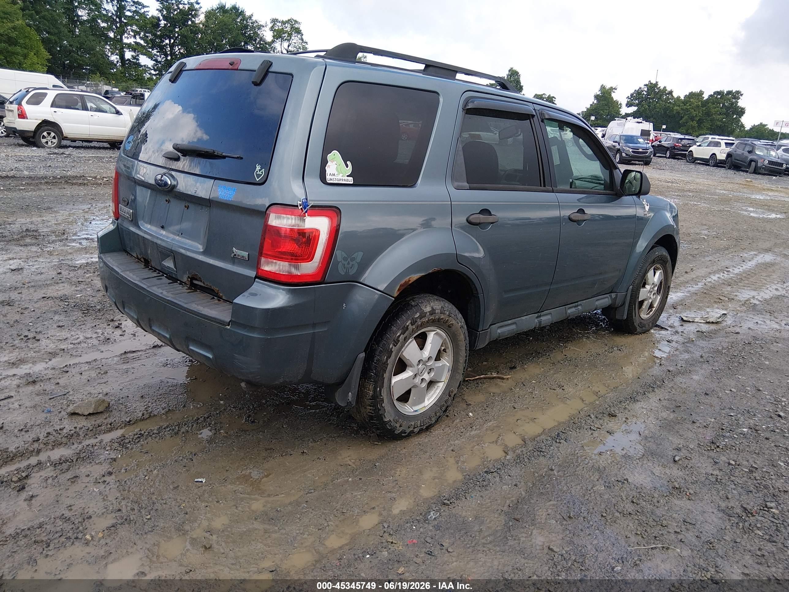 2012 Ford Escape Xlt Blue vin: 1FMCU9DG7CKC24741