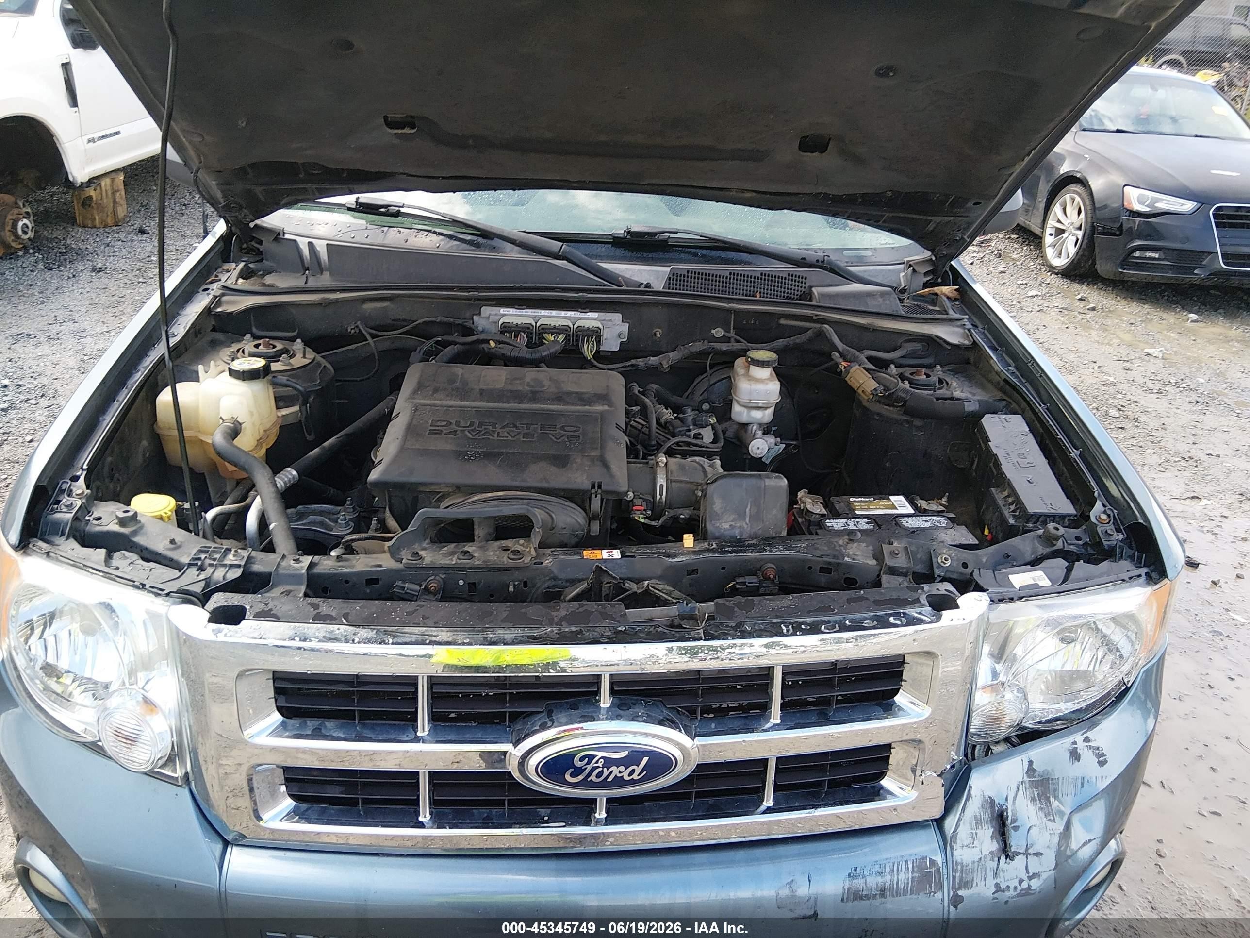 2012 Ford Escape Xlt Blue vin: 1FMCU9DG7CKC24741