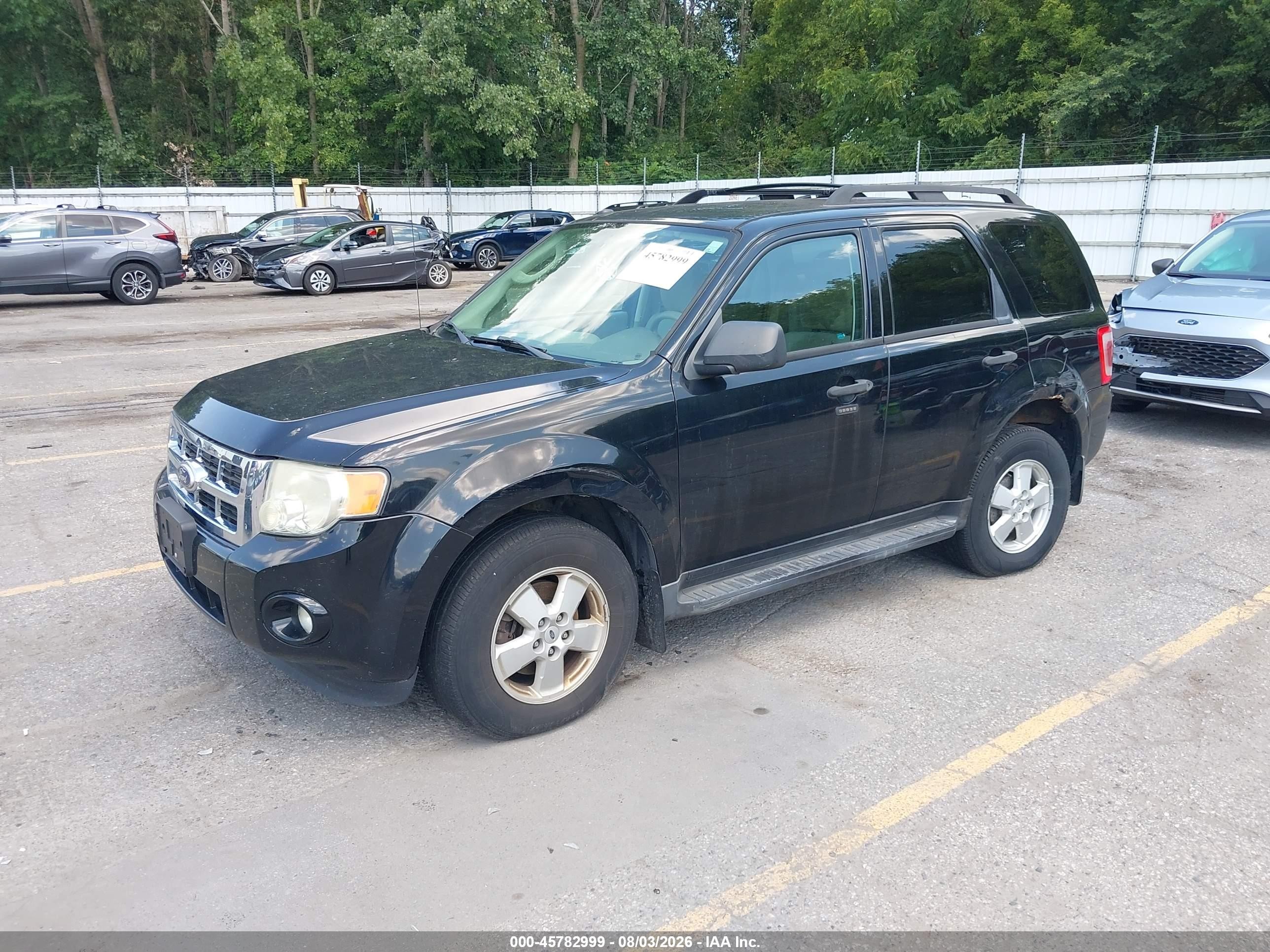 2010 Ford Escape Xlt Black vin: 1FMCU9DG8AKC97744