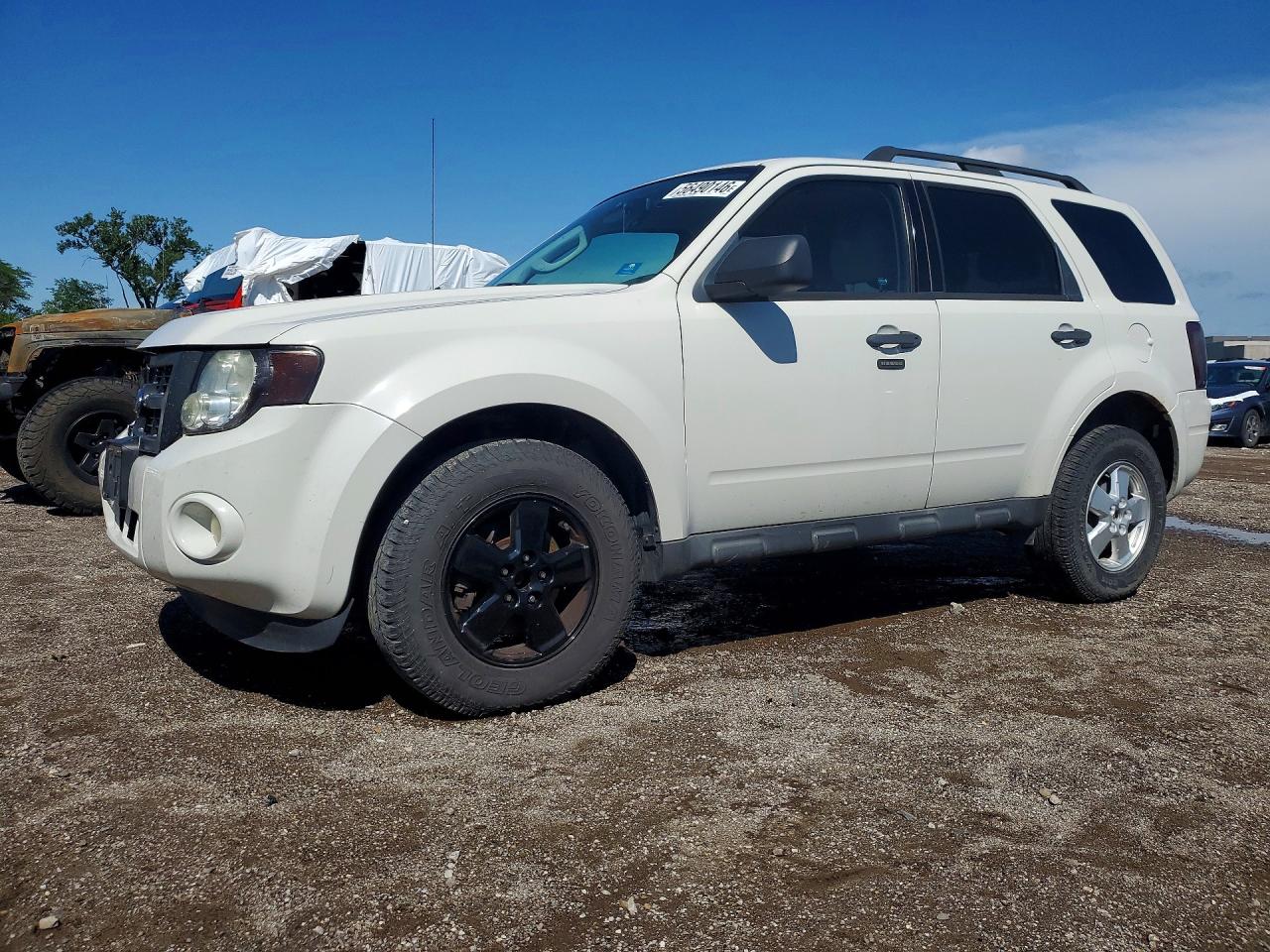 2010 Ford Escape Xlt White vin: 1FMCU9DG8AKD08273