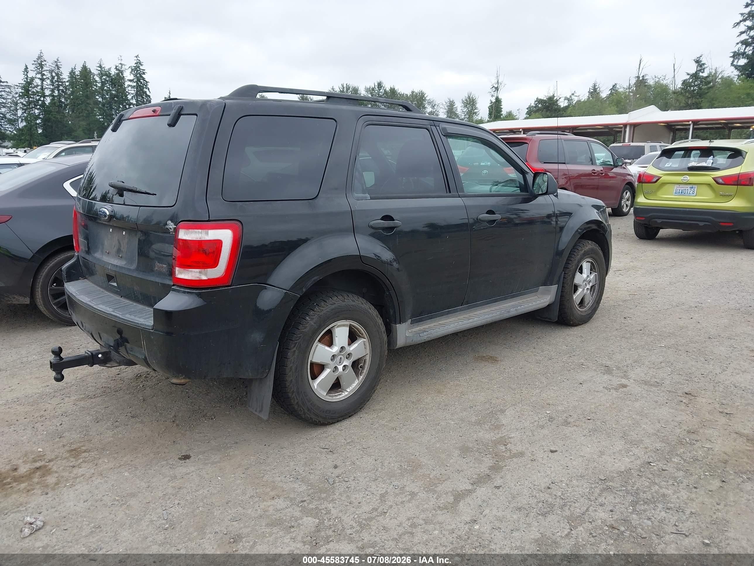 2011 Ford Escape Xlt Black vin: 1FMCU9DG8BKA50595