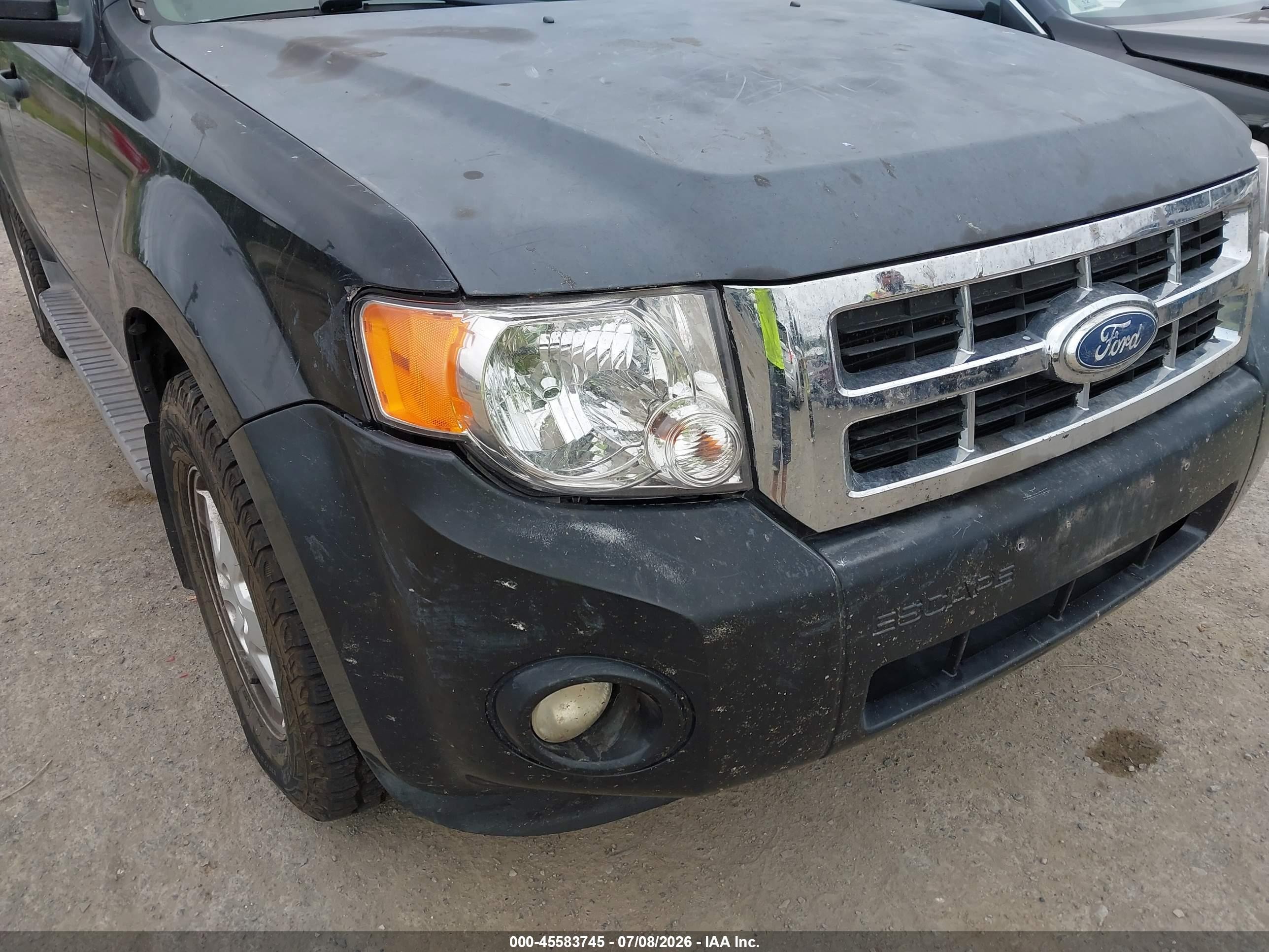 2011 Ford Escape Xlt Black vin: 1FMCU9DG8BKA50595