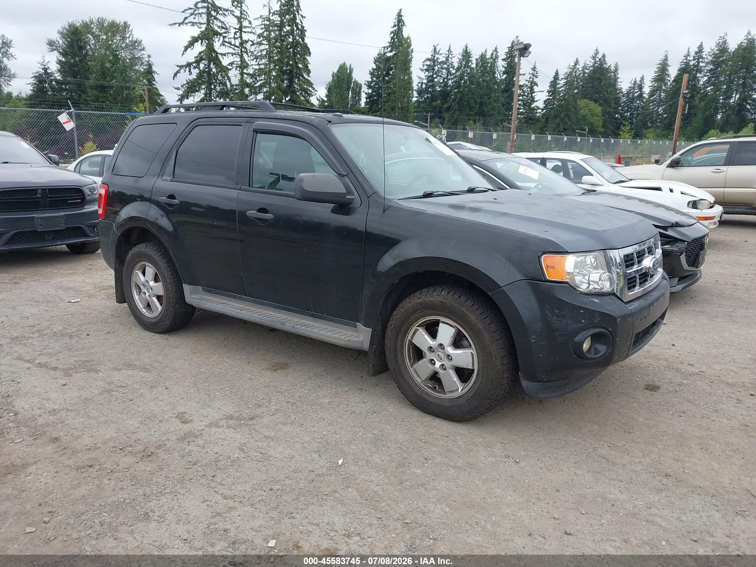 2011 Ford Escape Xlt Black vin: 1FMCU9DG8BKA50595