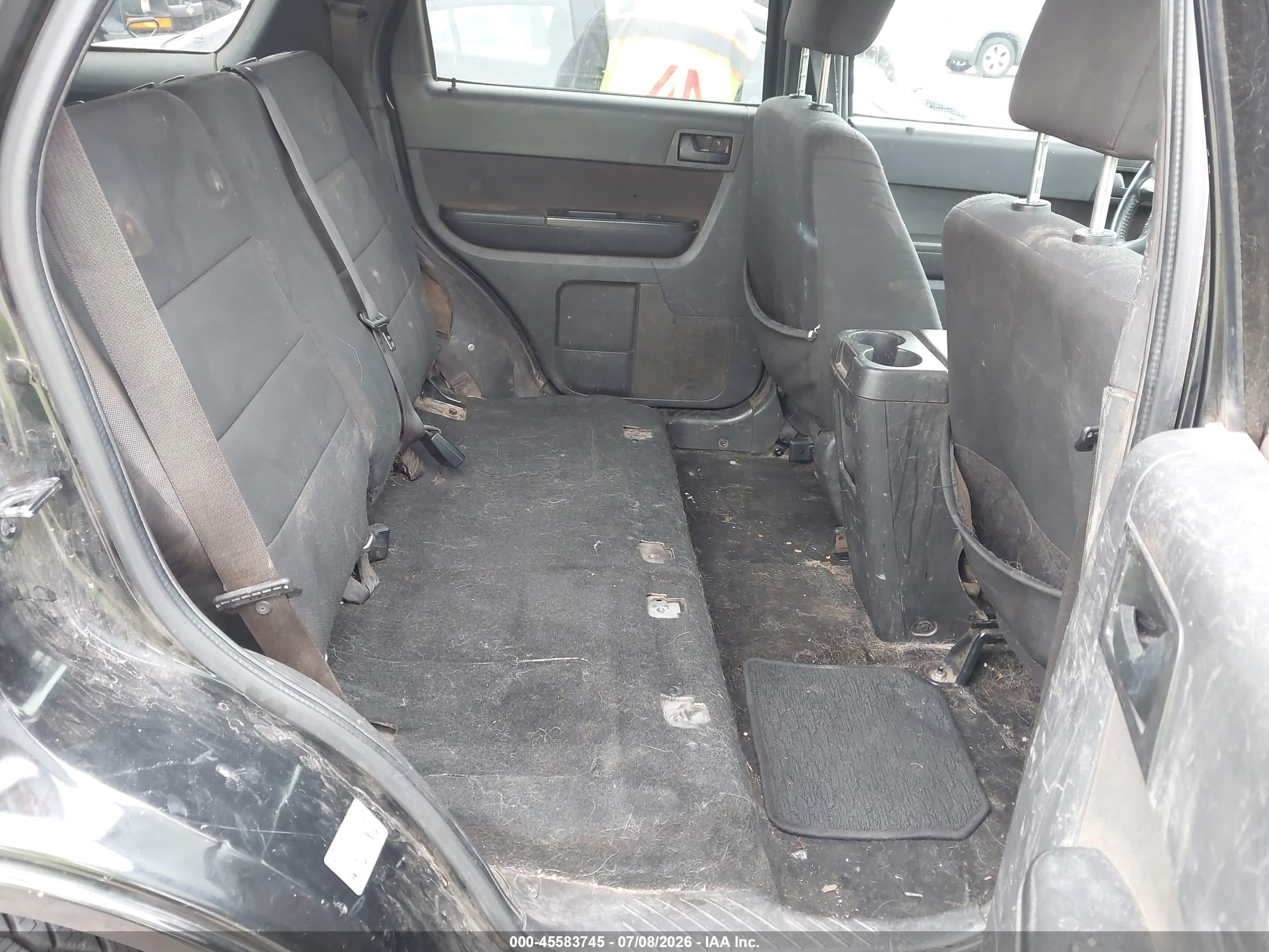 2011 Ford Escape Xlt Black vin: 1FMCU9DG8BKA50595