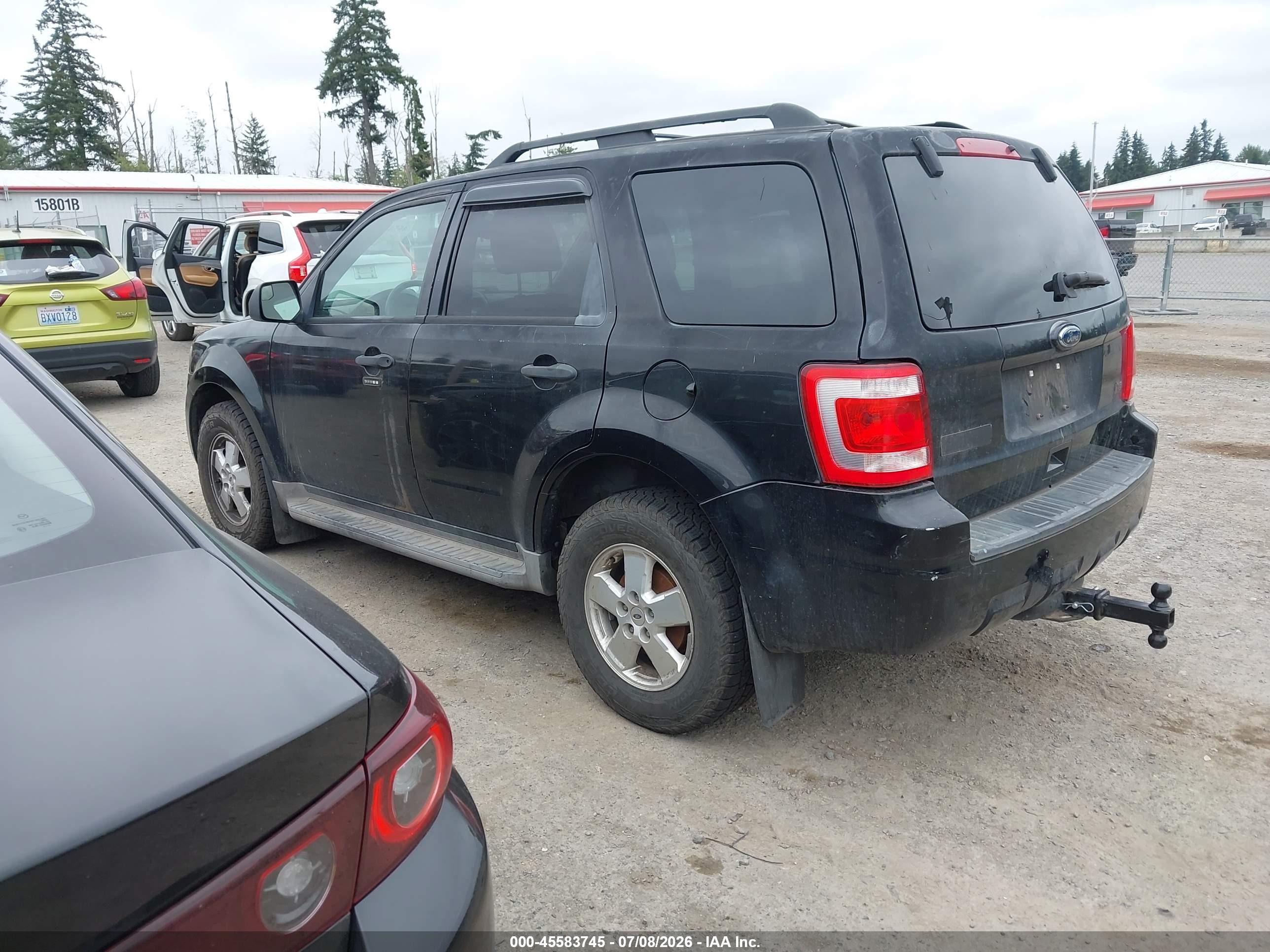 2011 Ford Escape Xlt Black vin: 1FMCU9DG8BKA50595