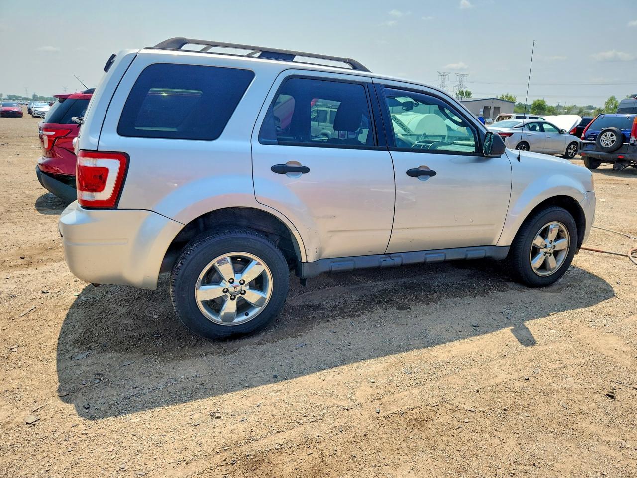 2011 Ford Escape Xlt Silver vin: 1FMCU9DG8BKA67557