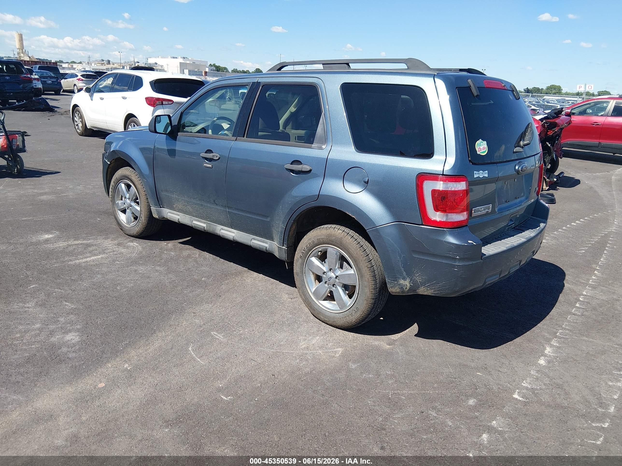 2011 Ford Escape Xlt Blue vin: 1FMCU9DG8BKB13713