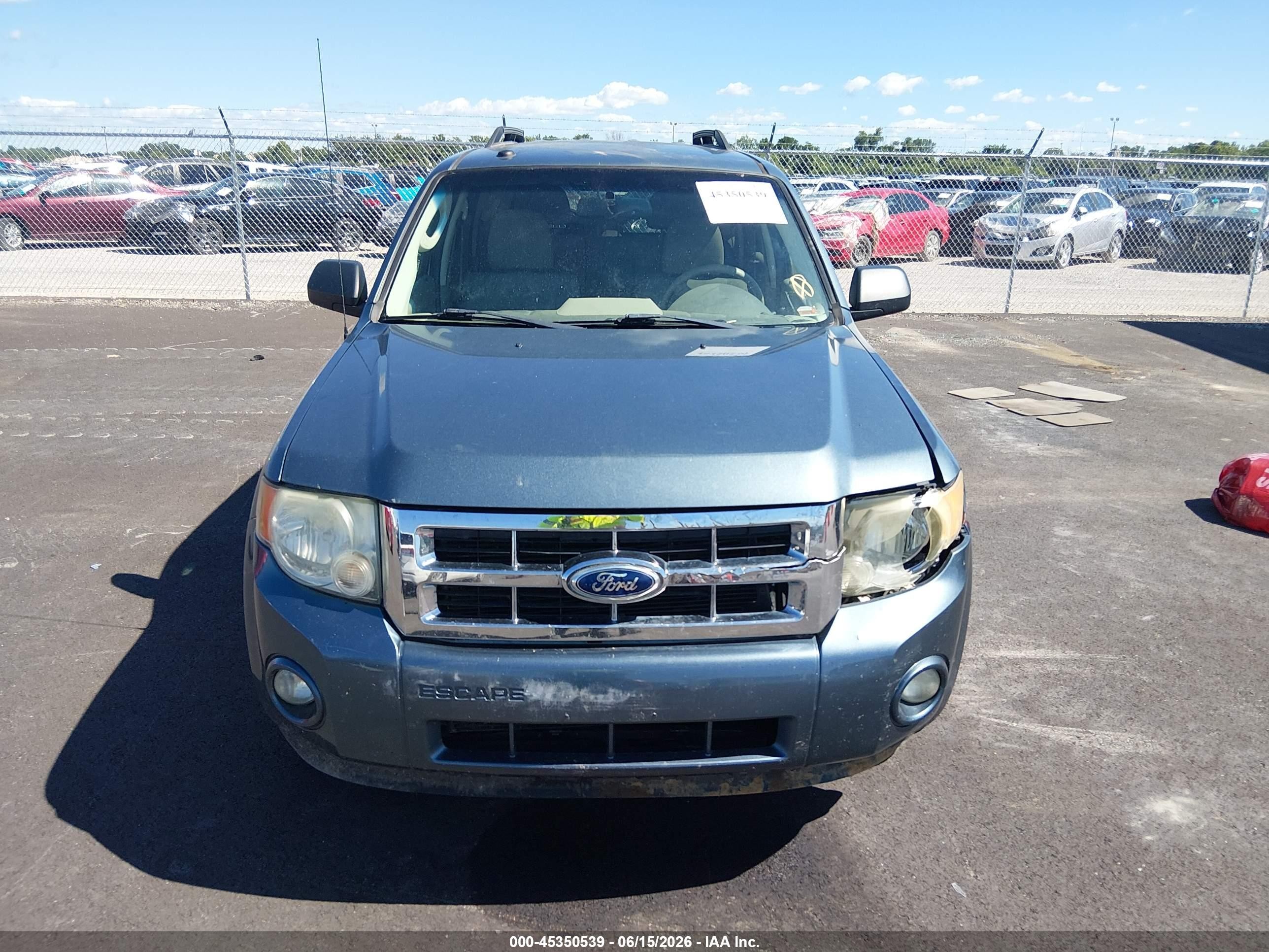 2011 Ford Escape Xlt Blue vin: 1FMCU9DG8BKB13713