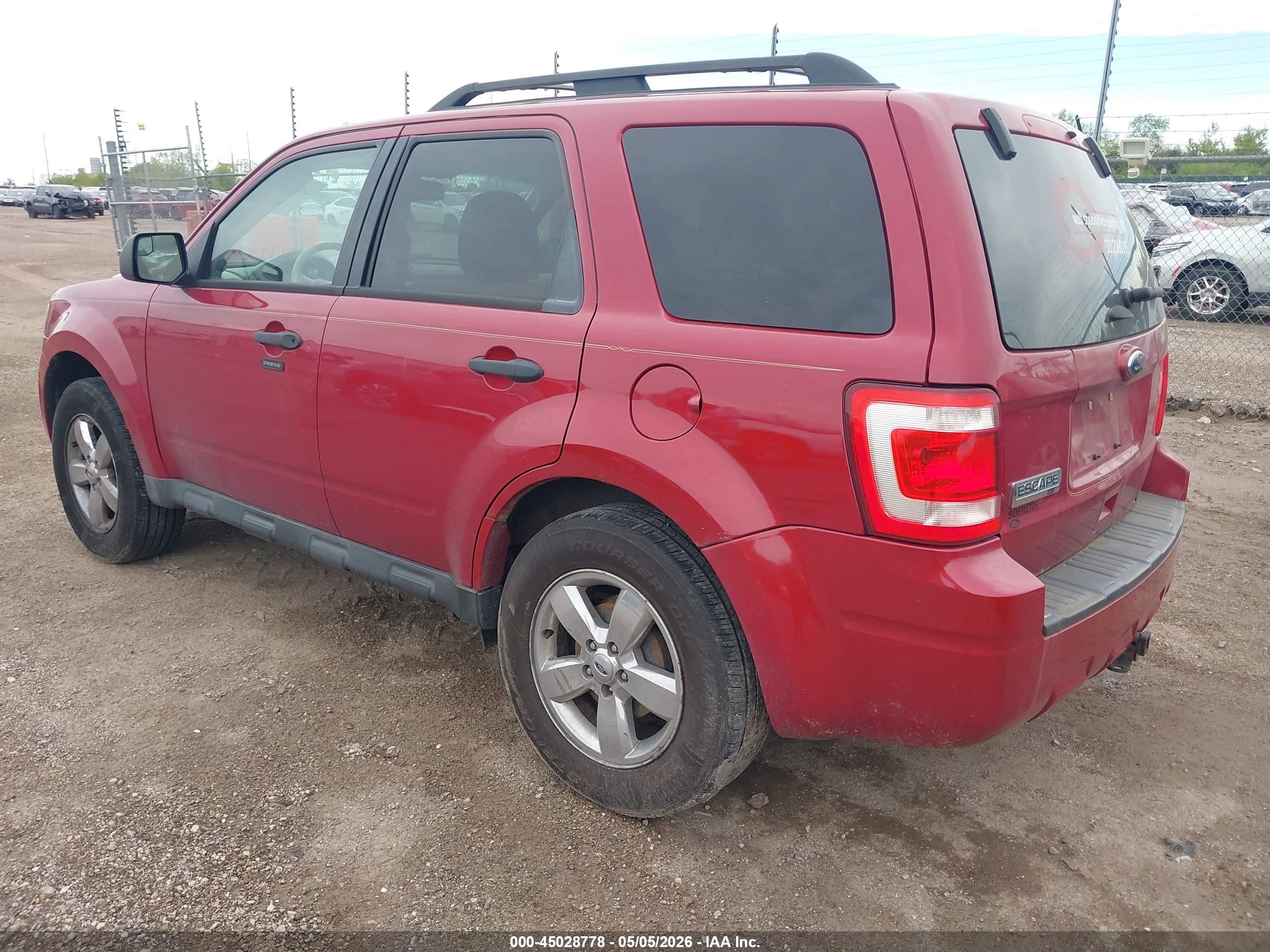 2011 Ford Escape Xlt Красный vin: 1FMCU9DG8BKB20676