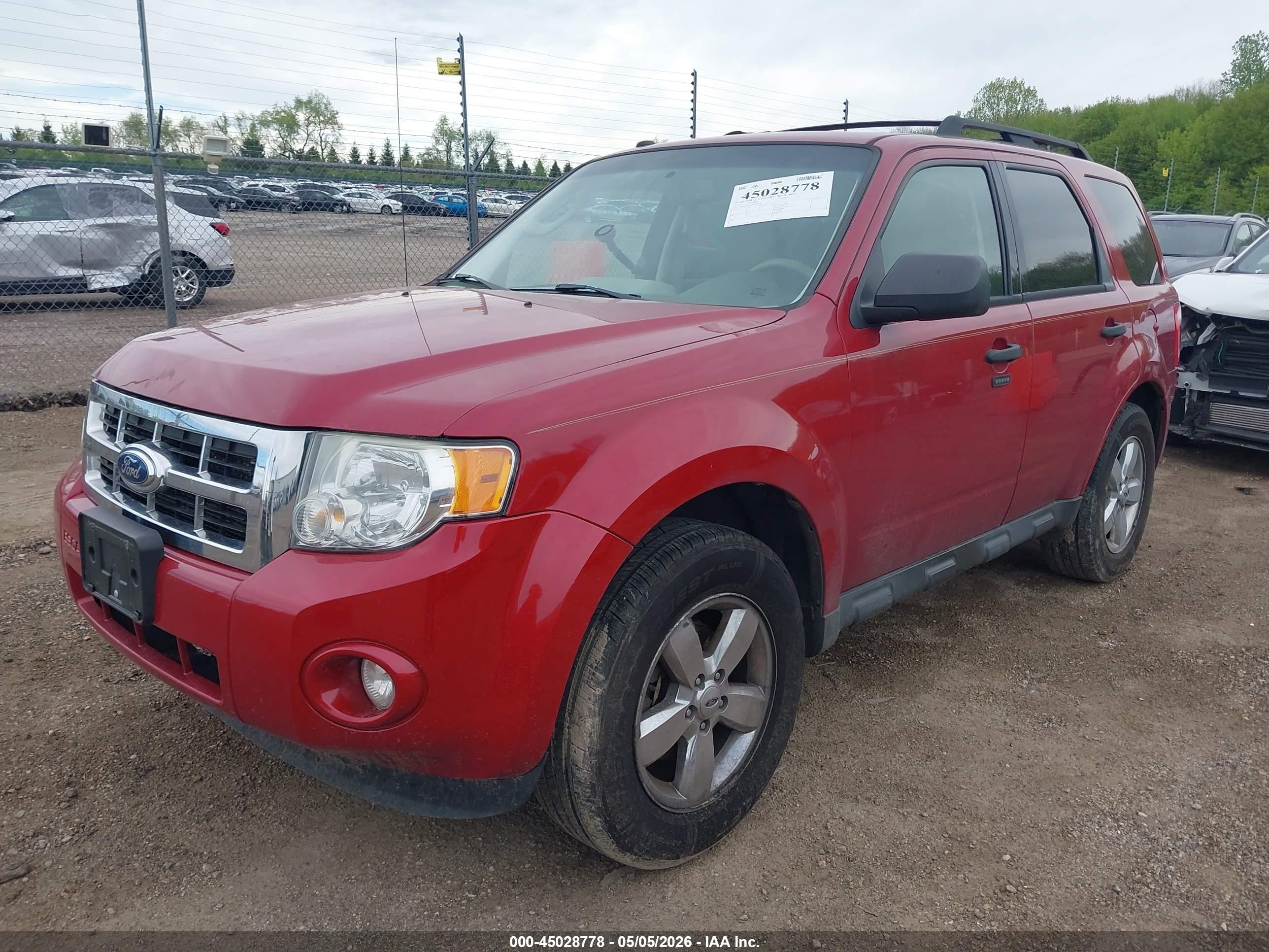 2011 Ford Escape Xlt Красный vin: 1FMCU9DG8BKB20676