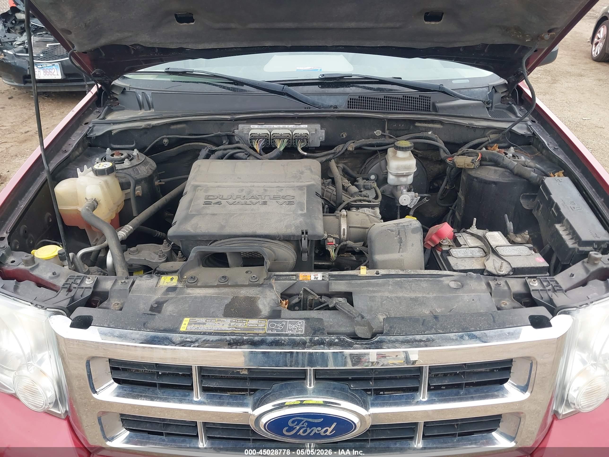2011 Ford Escape Xlt Красный vin: 1FMCU9DG8BKB20676