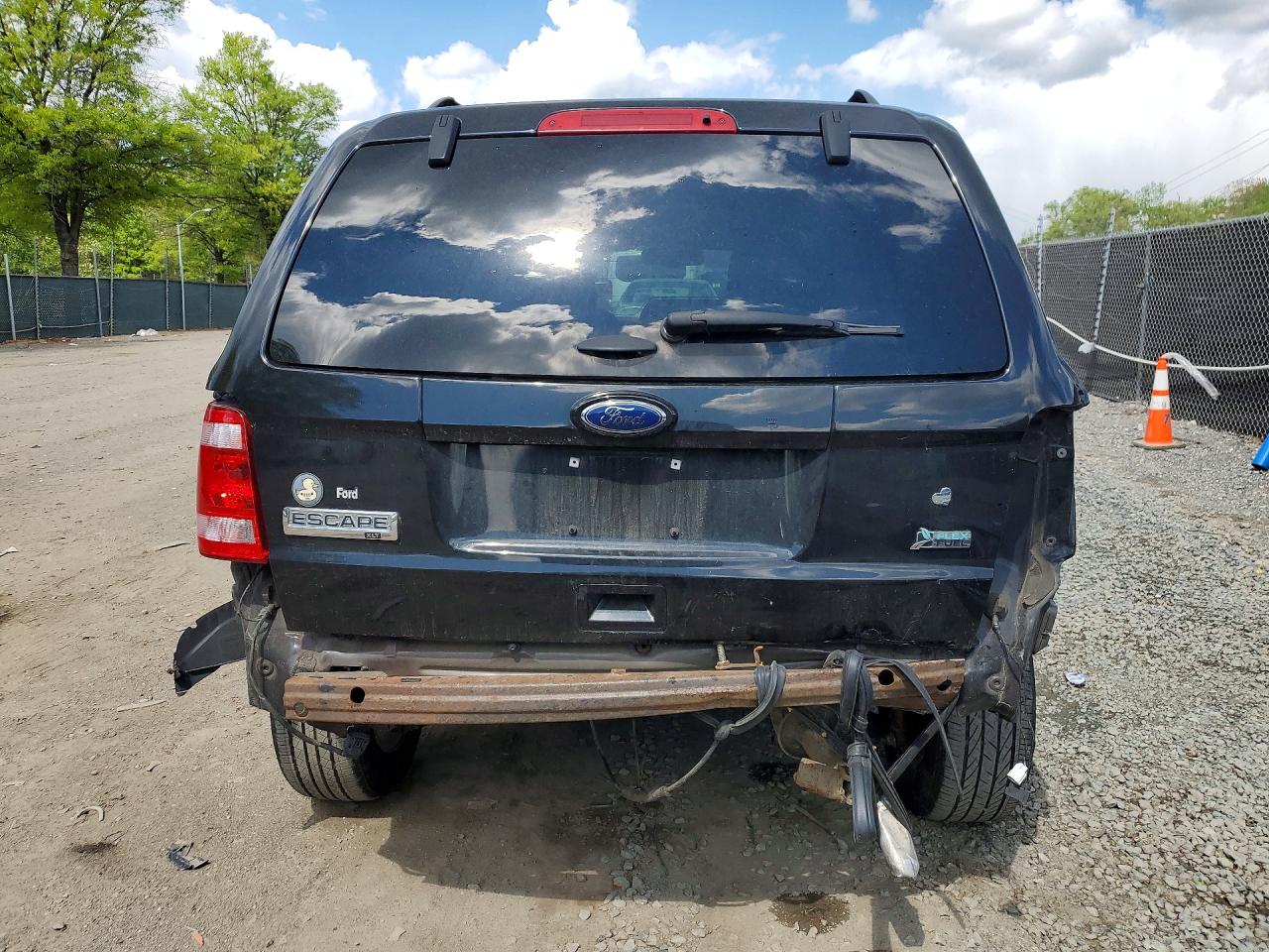 2011 Ford Escape Xlt Black vin: 1FMCU9DG8BKB58019