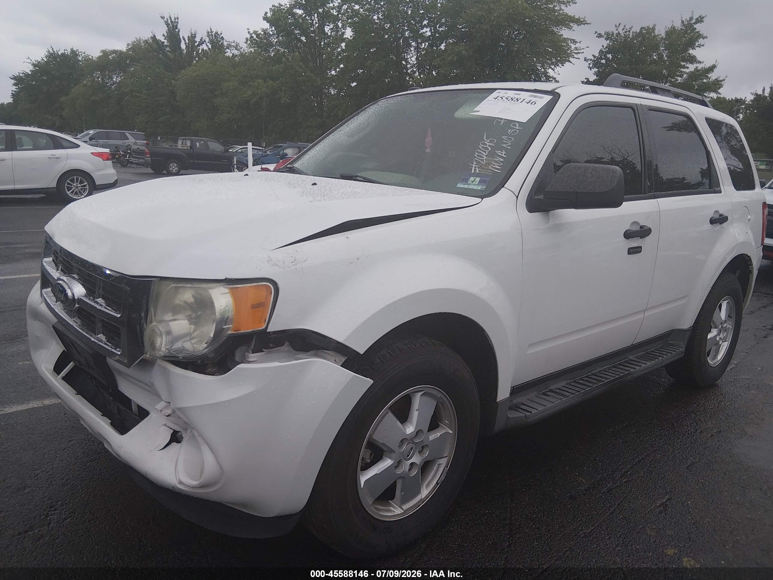2011 Ford Escape Xlt White vin: 1FMCU9DG8BKB73975