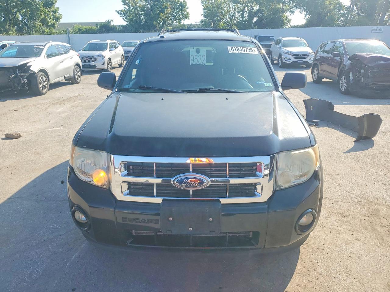 2012 Ford Escape Xlt Black vin: 1FMCU9DG8CKA83839