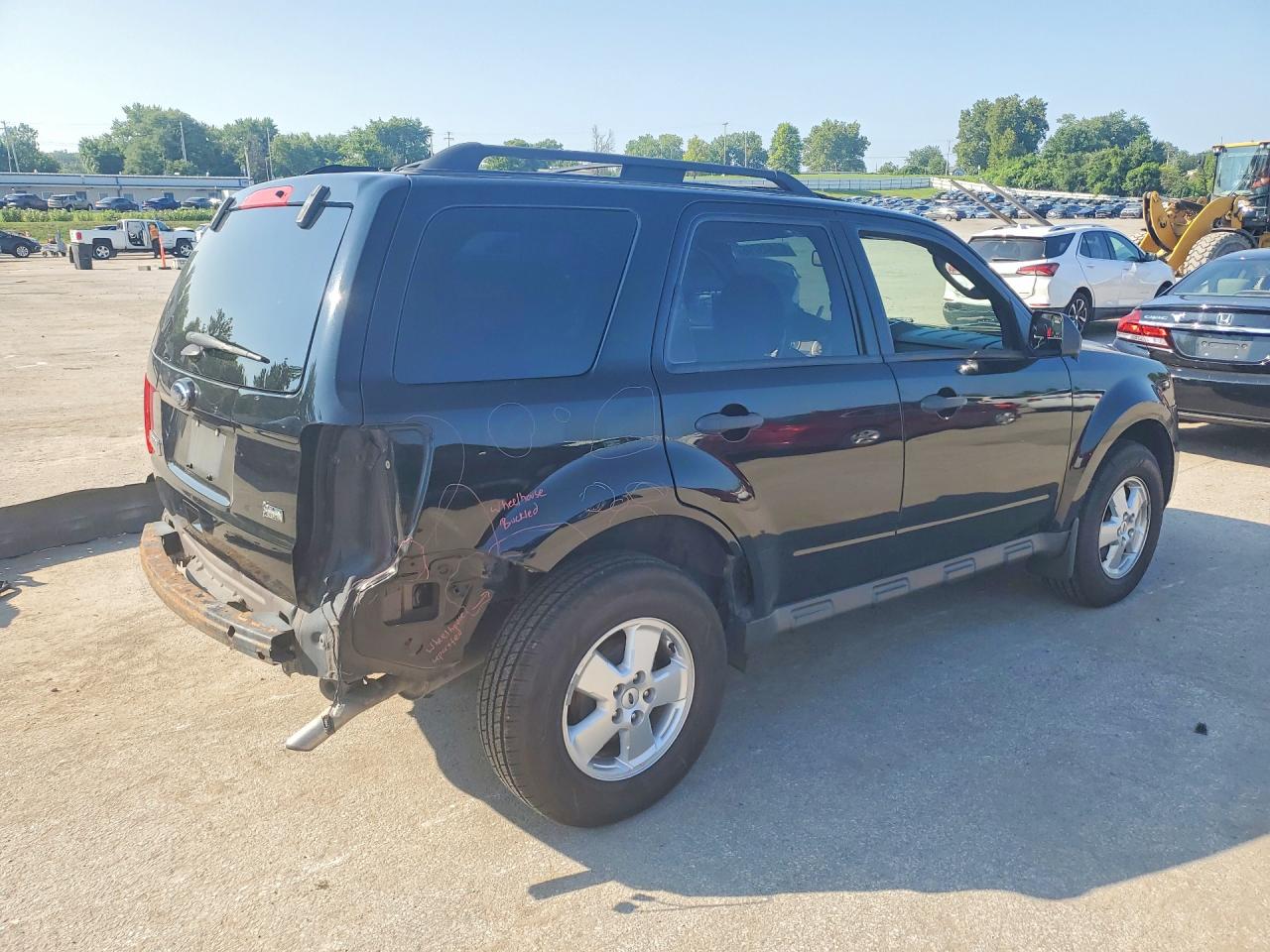 2012 Ford Escape Xlt Black vin: 1FMCU9DG8CKA83839