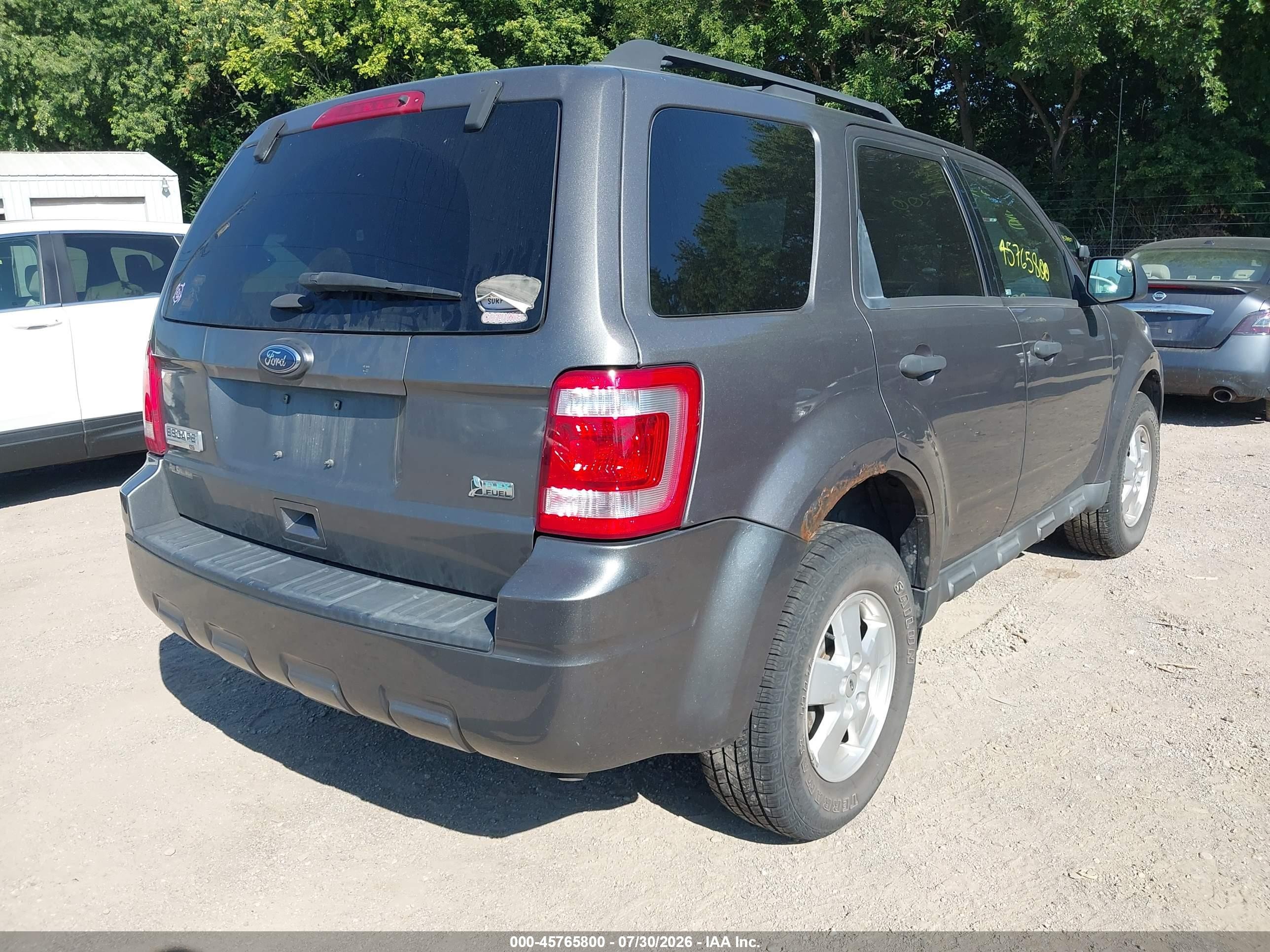 2012 Ford Escape Xlt Gray vin: 1FMCU9DG8CKA93464