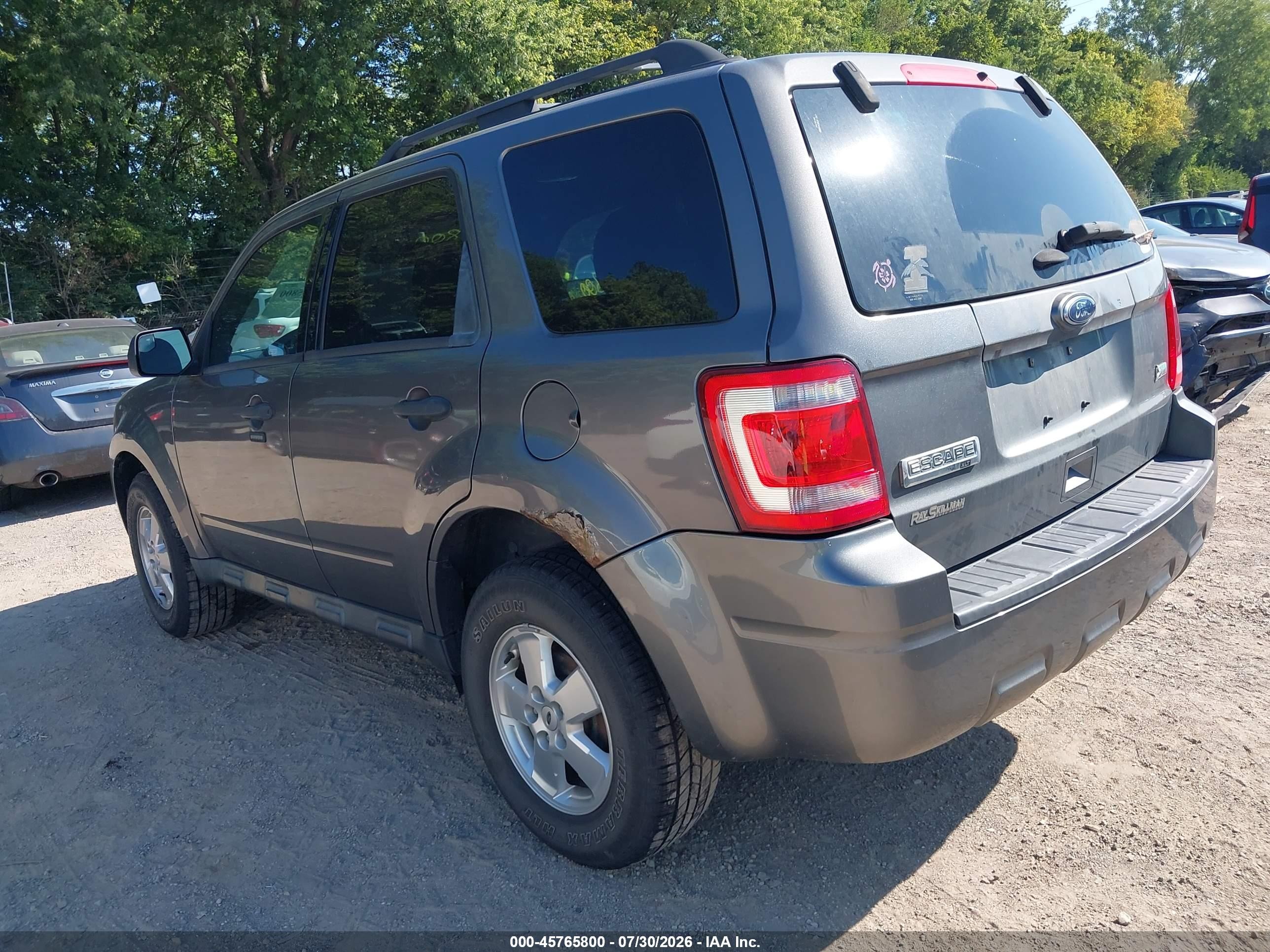 2012 Ford Escape Xlt Gray vin: 1FMCU9DG8CKA93464