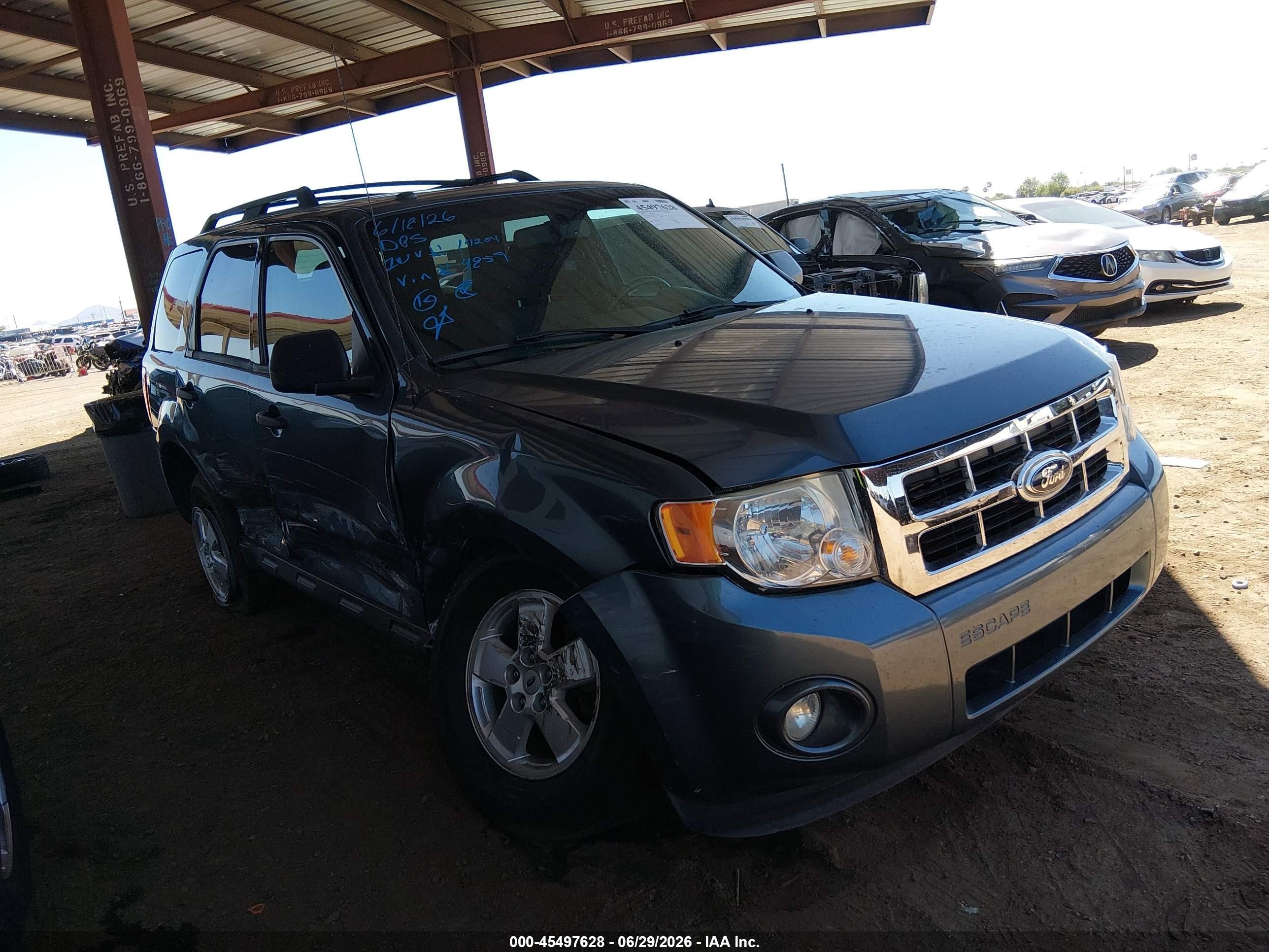 2012 Ford Escape Xlt Gray vin: 1FMCU9DG8CKC24859