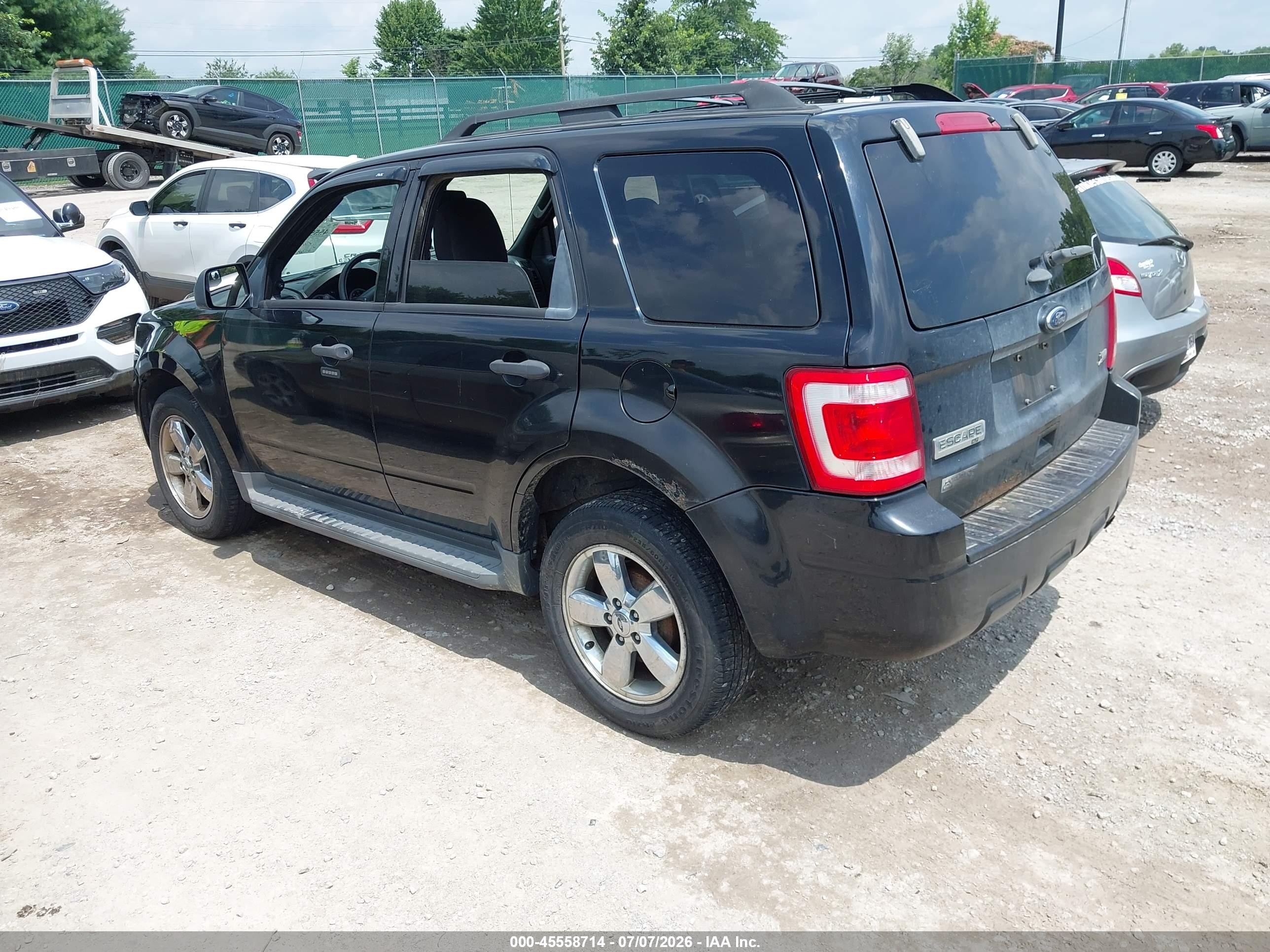2012 Ford Escape Xlt Black vin: 1FMCU9DG8CKC34355