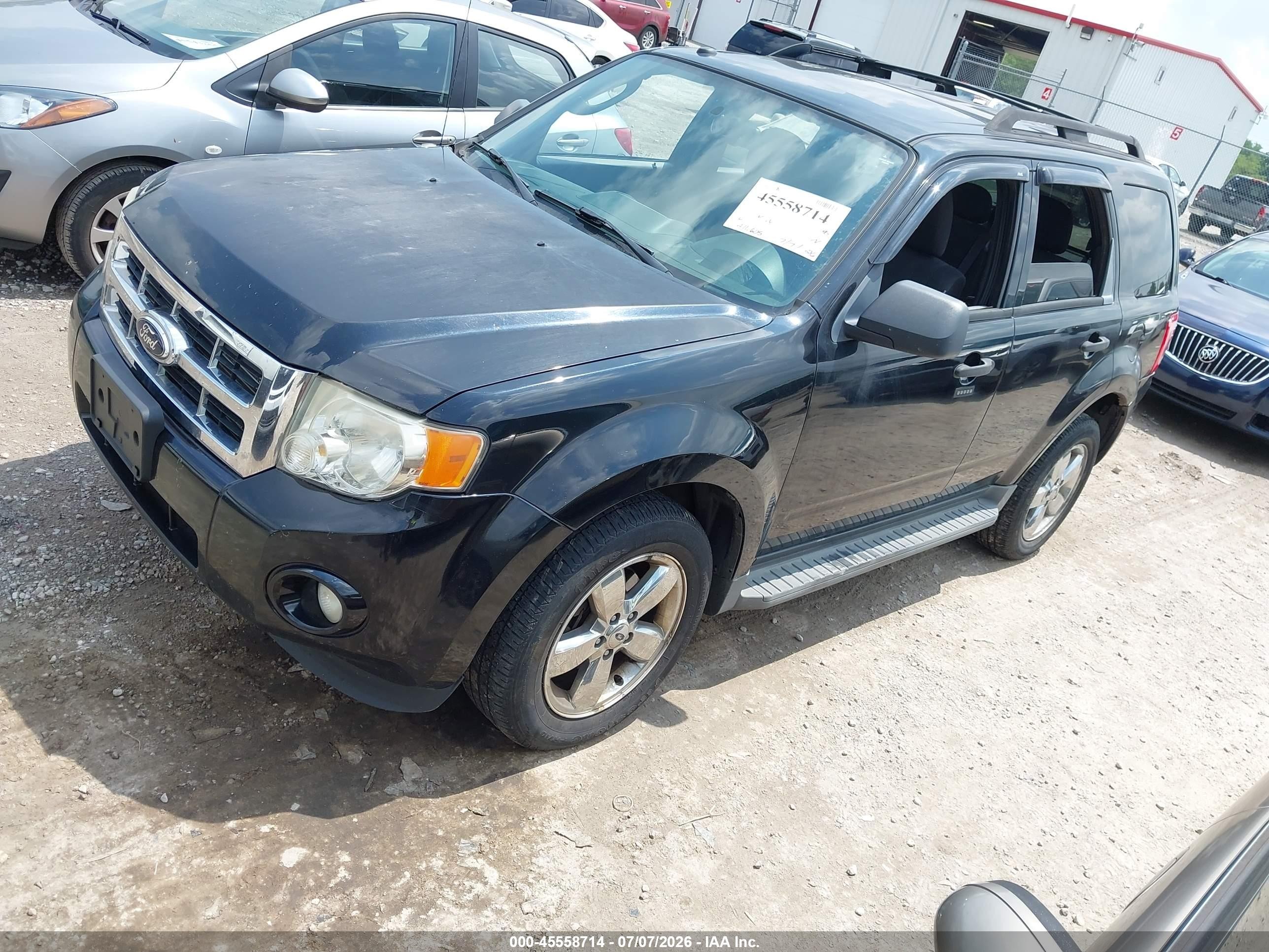 2012 Ford Escape Xlt Black vin: 1FMCU9DG8CKC34355