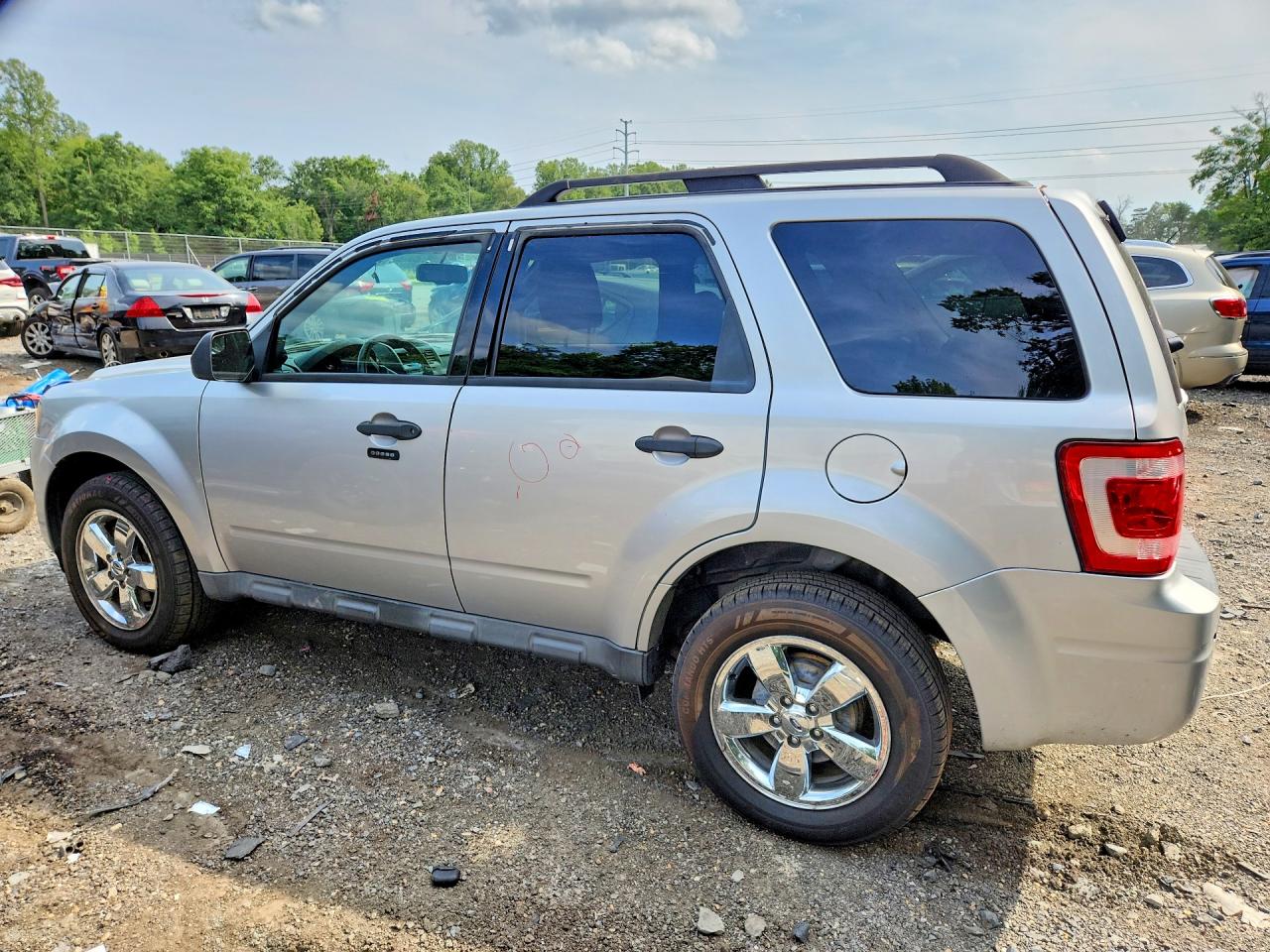 2010 Ford Escape Xlt Silver vin: 1FMCU9DG9AKB60912