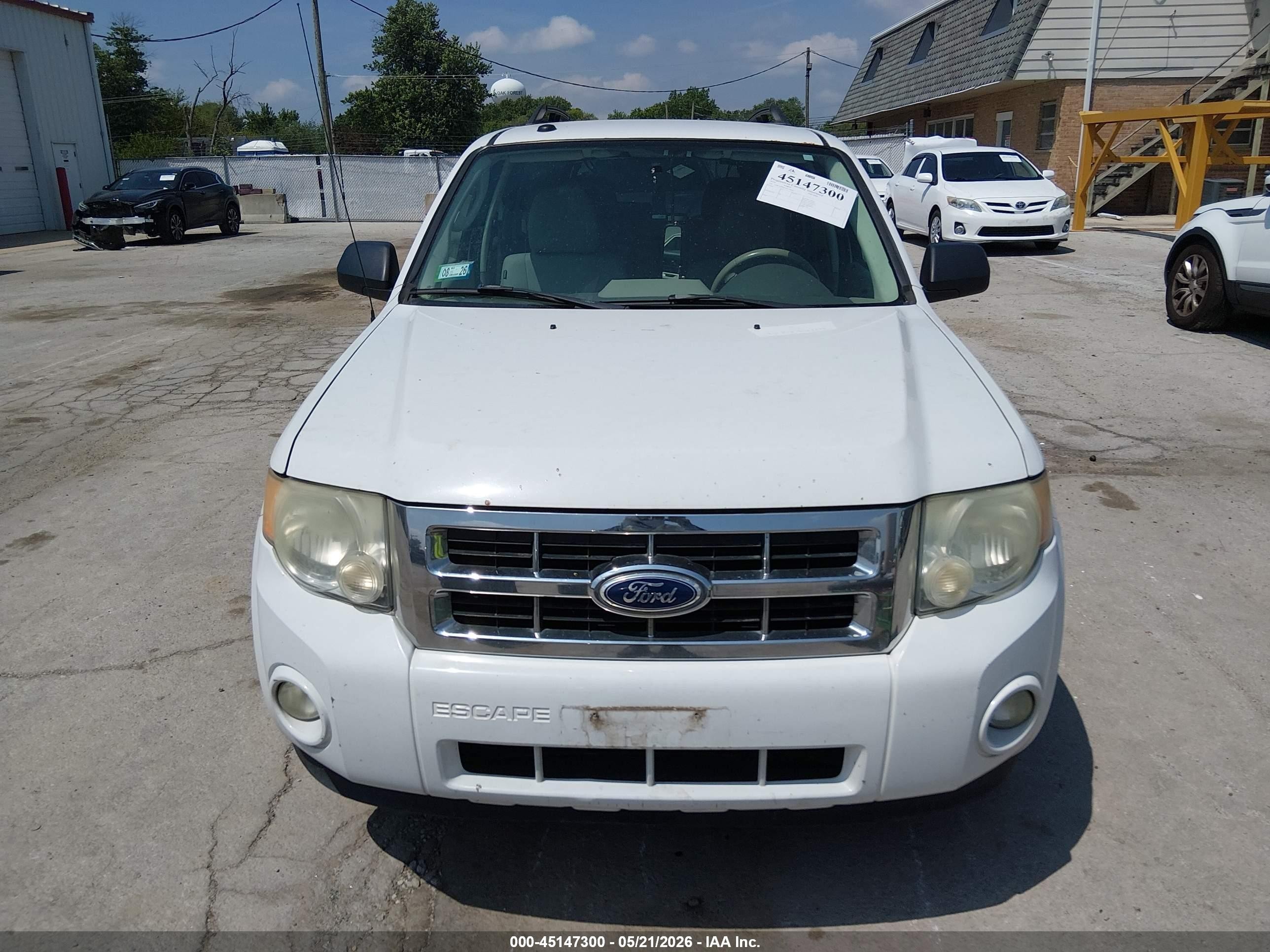 2010 Ford Escape Xlt Белый vin: 1FMCU9DG9AKC79320