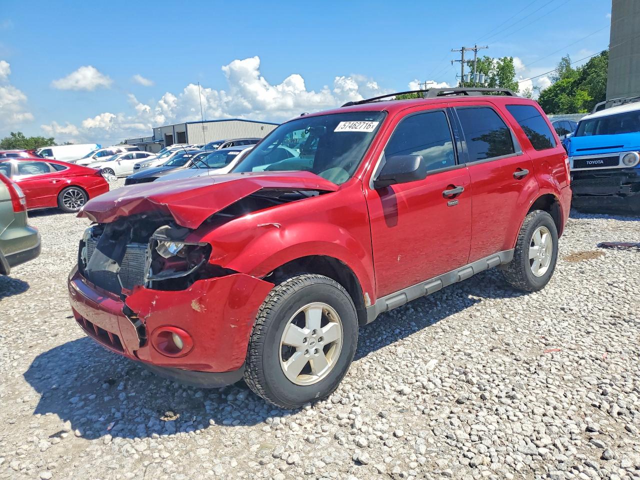 2010 Ford Escape Xlt Red vin: 1FMCU9DG9AKD03471
