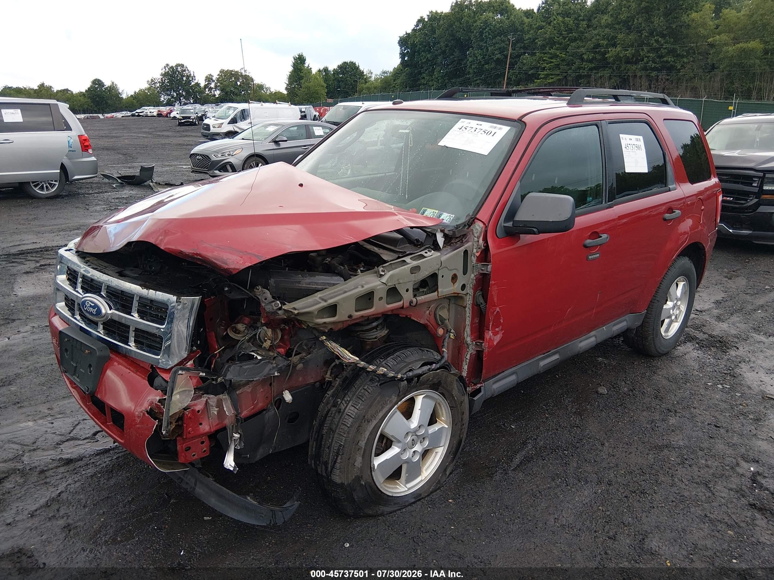 2011 Ford Escape Xlt Красный vin: 1FMCU9DG9BKA71908