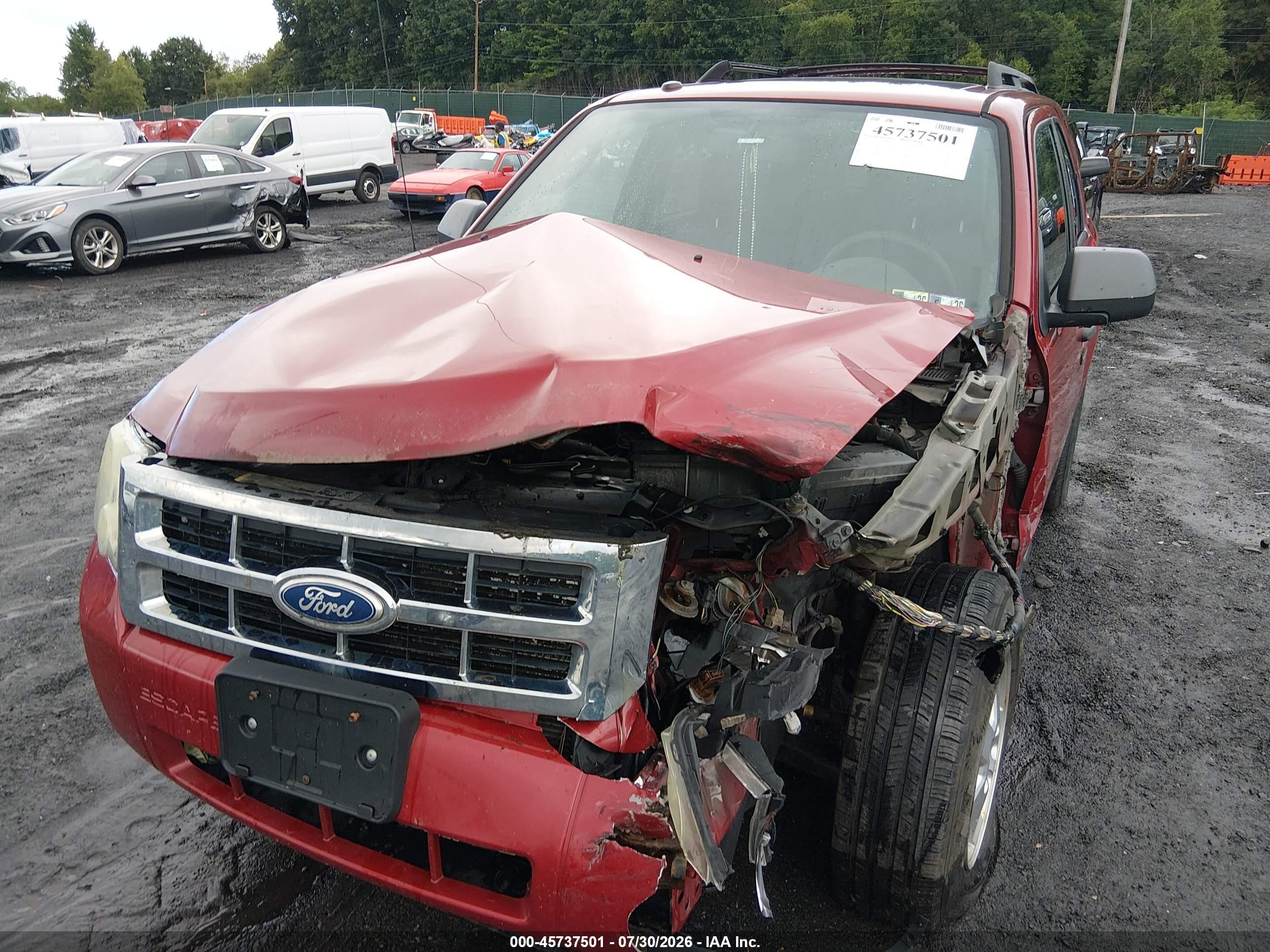 2011 Ford Escape Xlt Красный vin: 1FMCU9DG9BKA71908