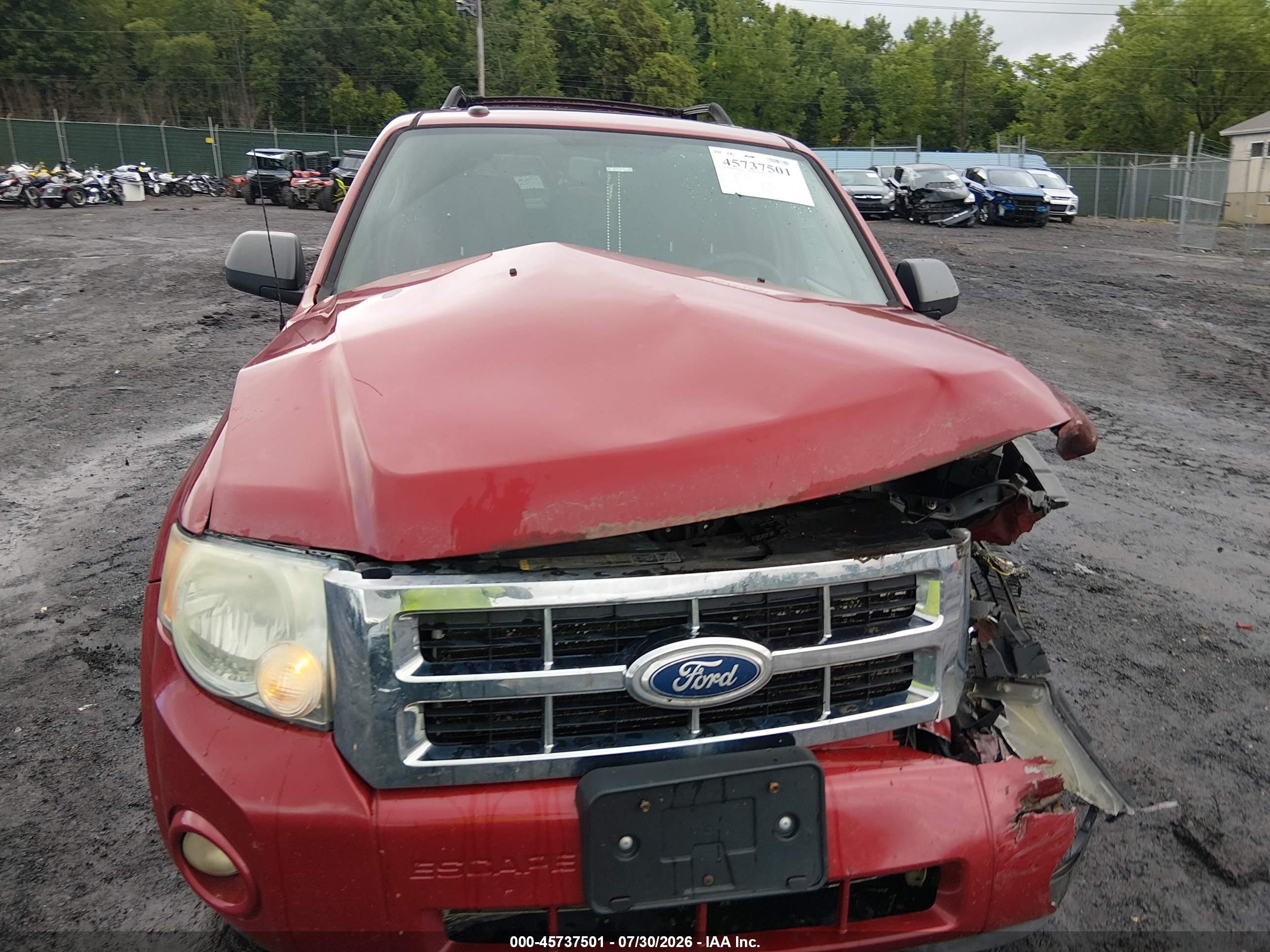 2011 Ford Escape Xlt Красный vin: 1FMCU9DG9BKA71908