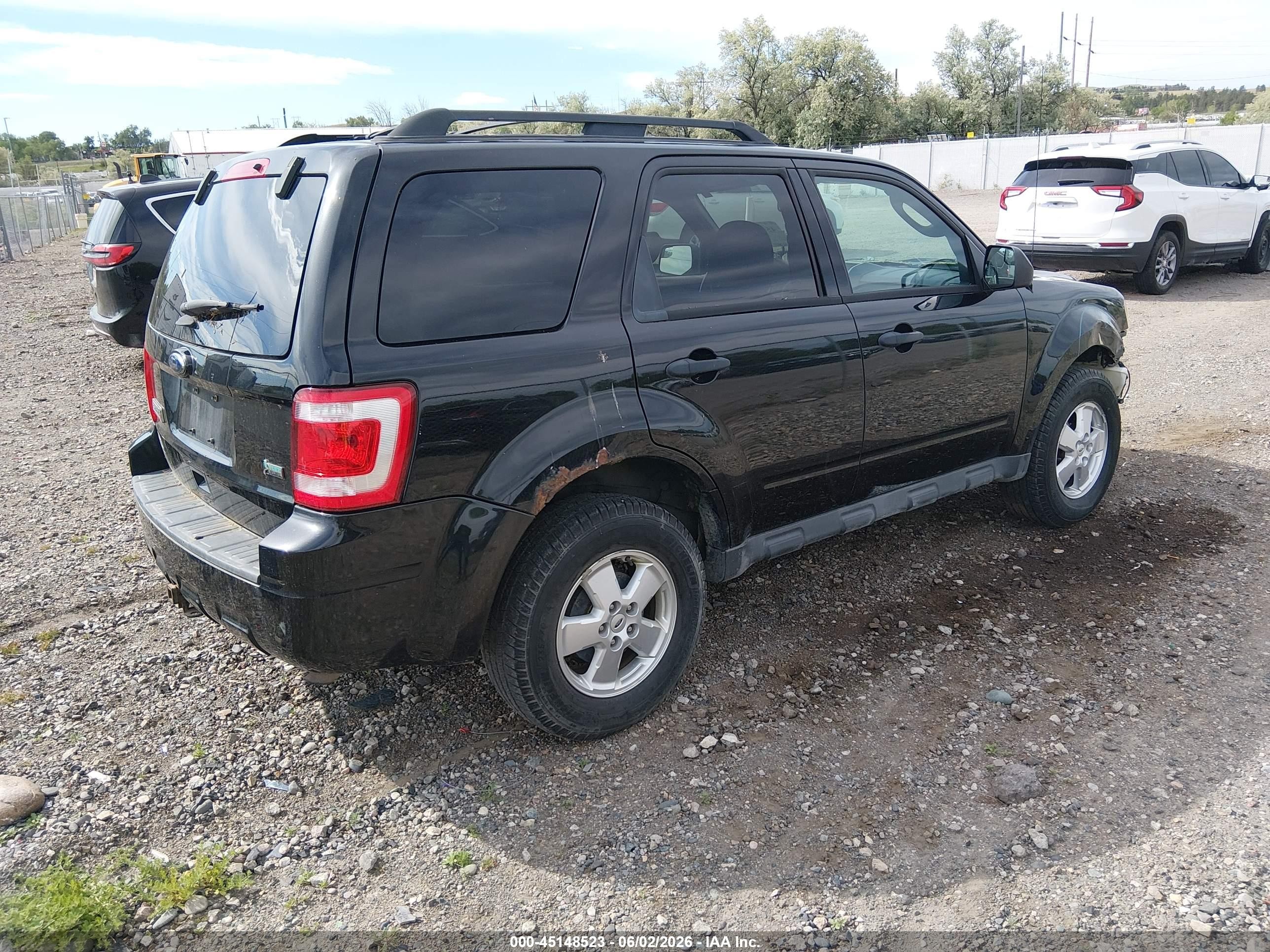 2011 Ford Escape Xlt Black vin: 1FMCU9DG9BKB44579