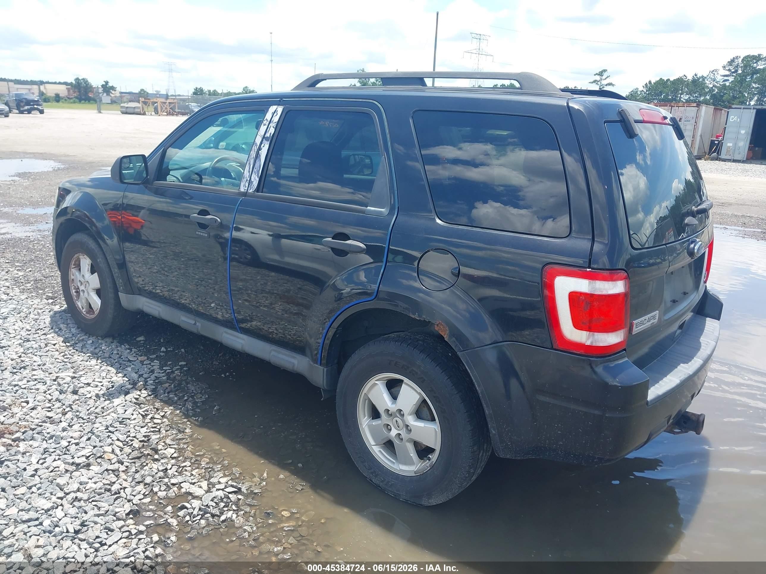 2011 Ford Escape Xlt Black vin: 1FMCU9DG9BKC24027