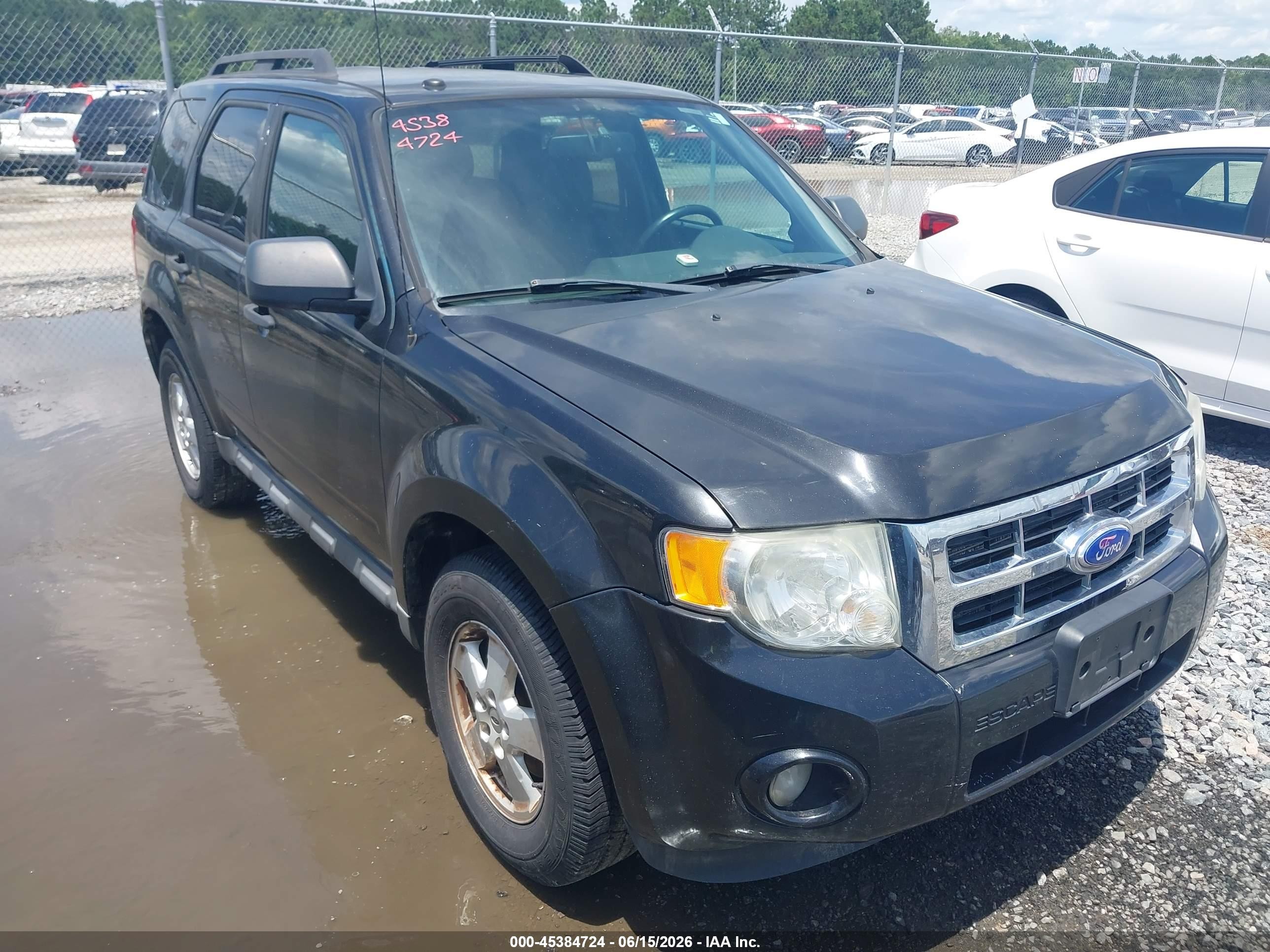 2011 Ford Escape Xlt Black vin: 1FMCU9DG9BKC24027