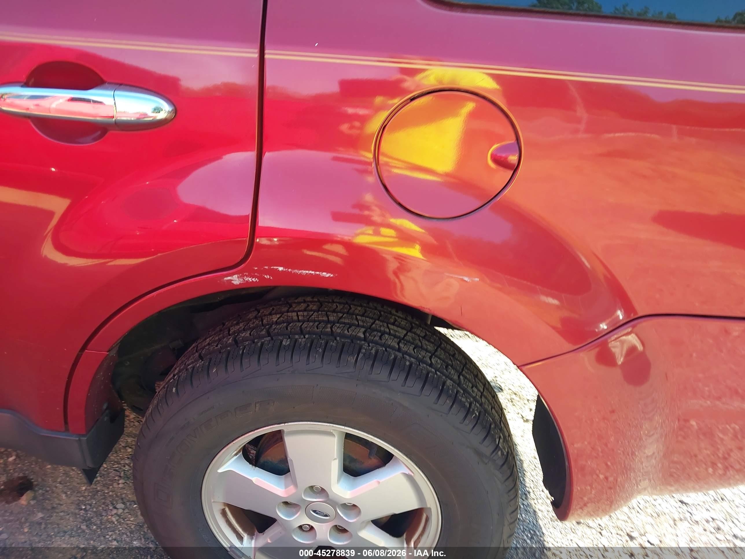 2012 Ford Escape Xlt Red vin: 1FMCU9DG9CKB57060