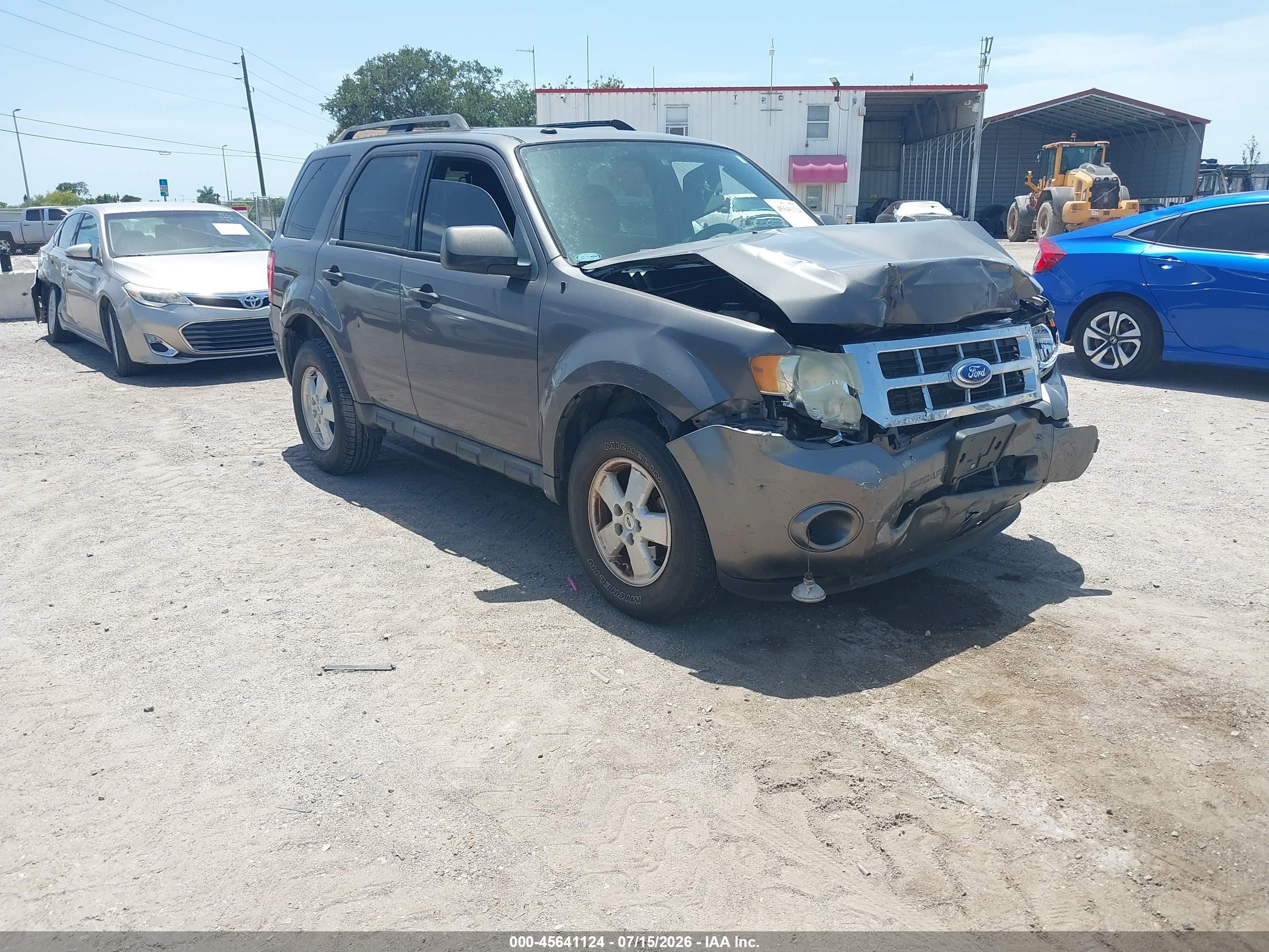 2012 Ford Escape Xlt Серый vin: 1FMCU9DG9CKB64428