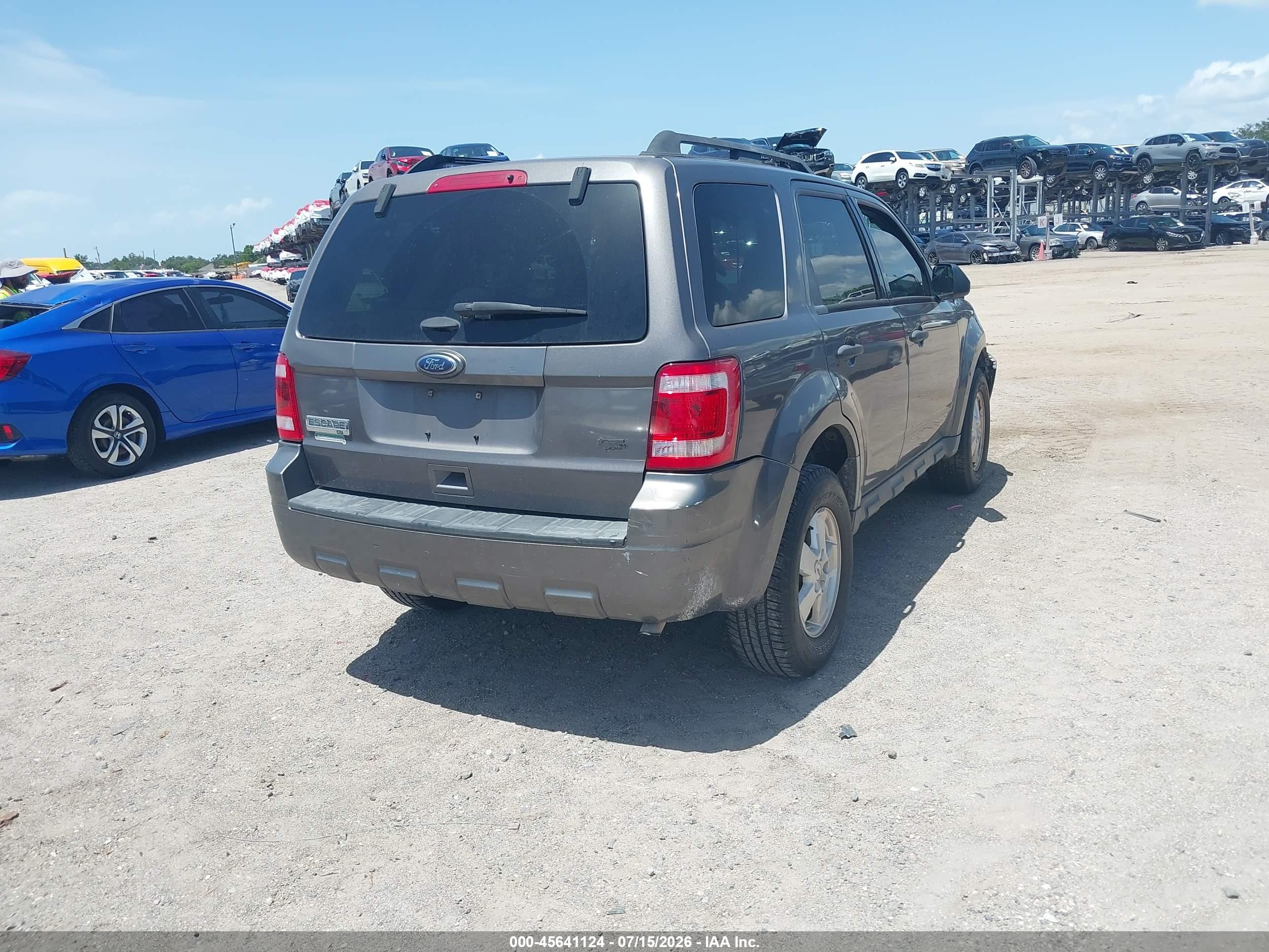 2012 Ford Escape Xlt Серый vin: 1FMCU9DG9CKB64428