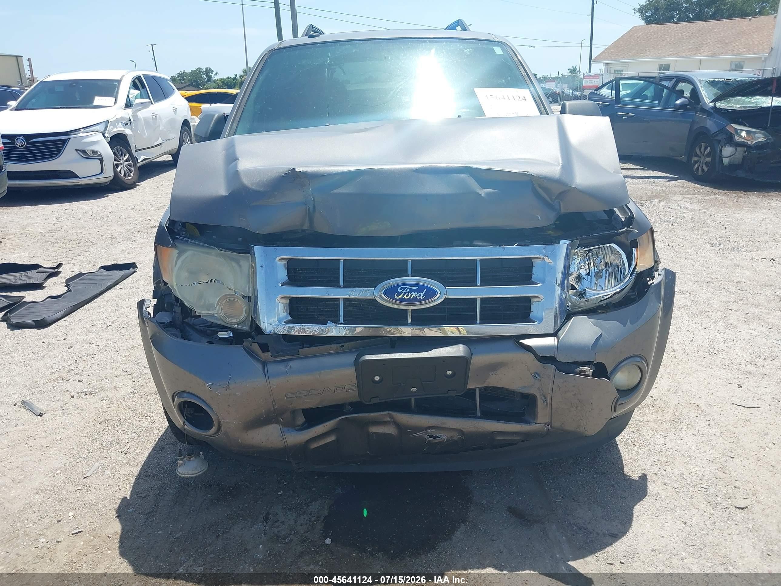 2012 Ford Escape Xlt Серый vin: 1FMCU9DG9CKB64428