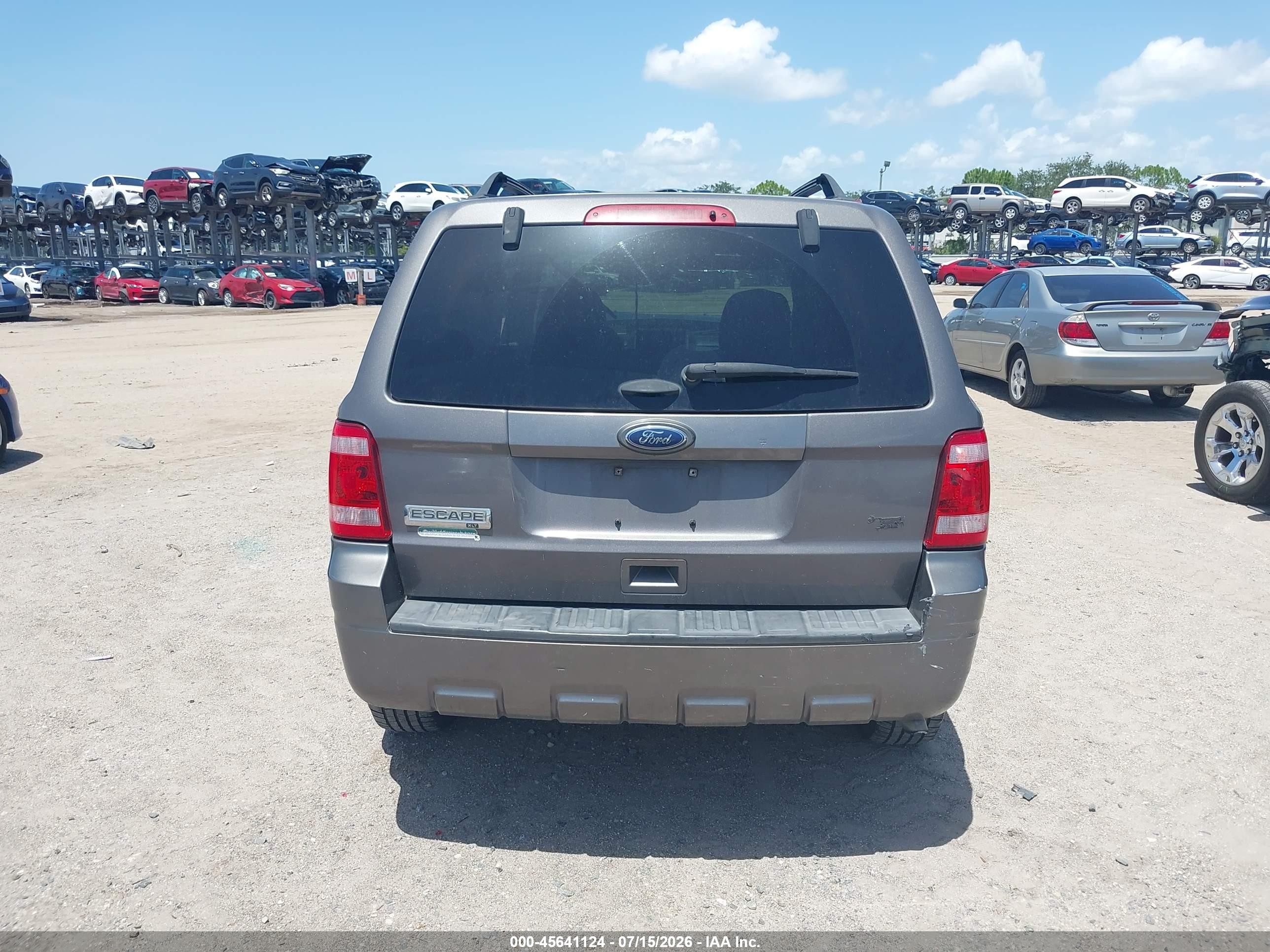 2012 Ford Escape Xlt Серый vin: 1FMCU9DG9CKB64428