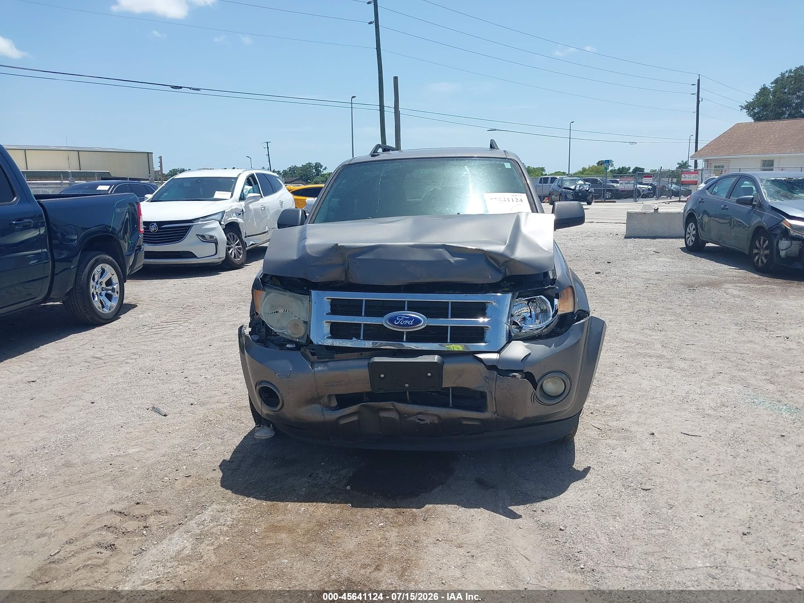 2012 Ford Escape Xlt Серый vin: 1FMCU9DG9CKB64428