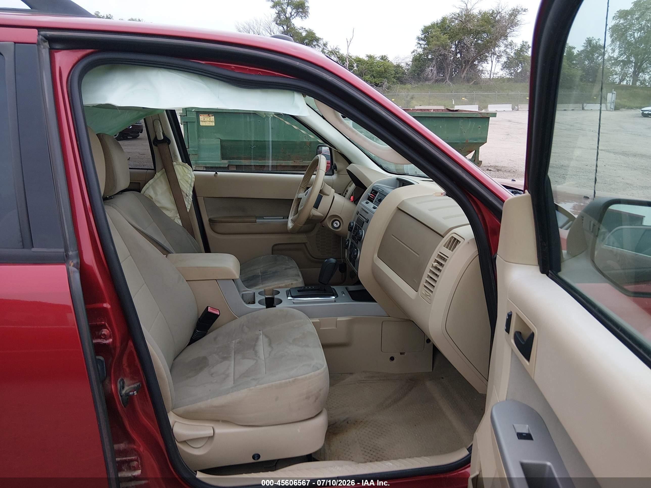 2012 Ford Escape Xlt Maroon vin: 1FMCU9DG9CKC25633