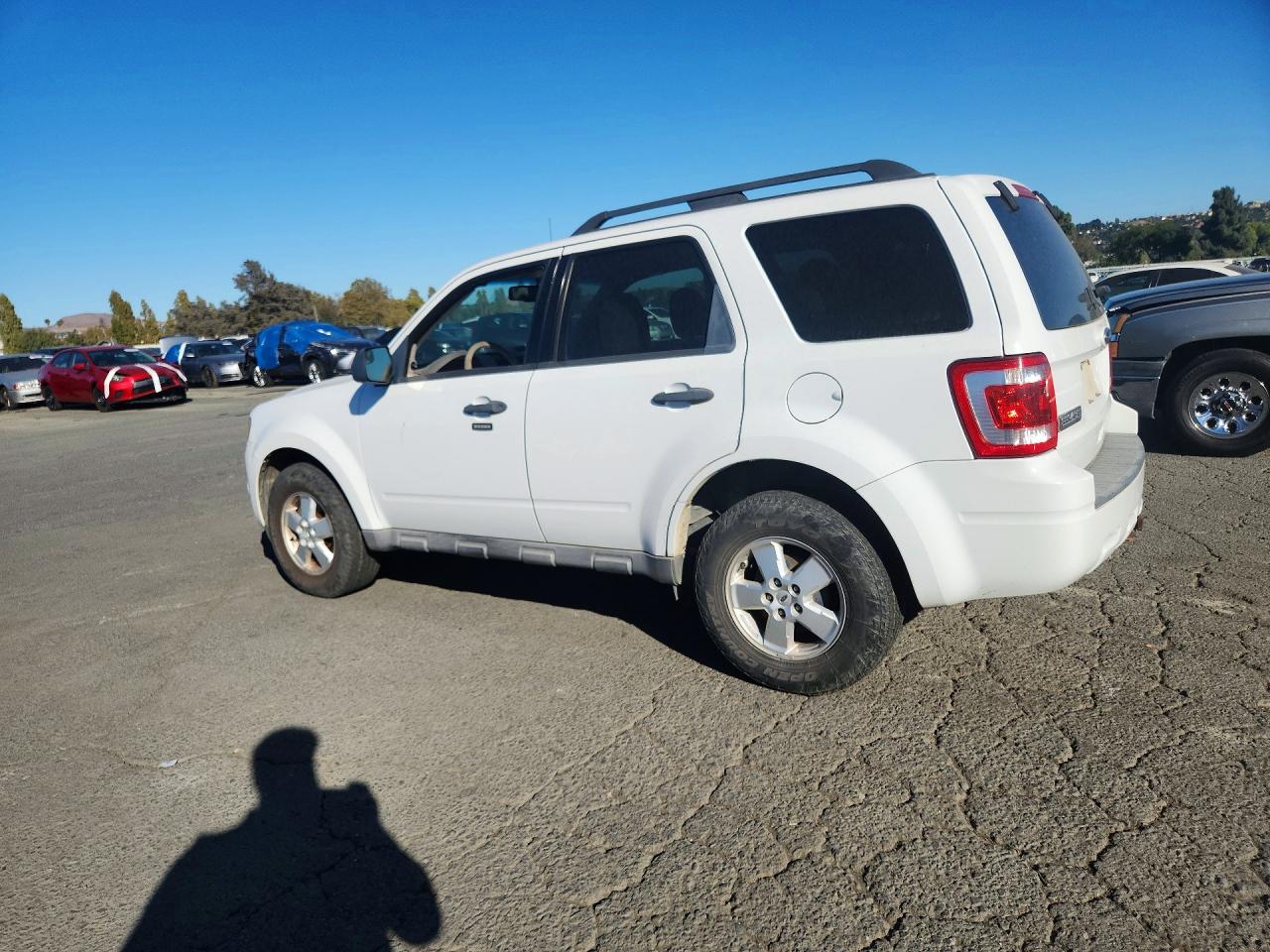 2010 Ford Escape Xlt White vin: 1FMCU9DGXAKC89824
