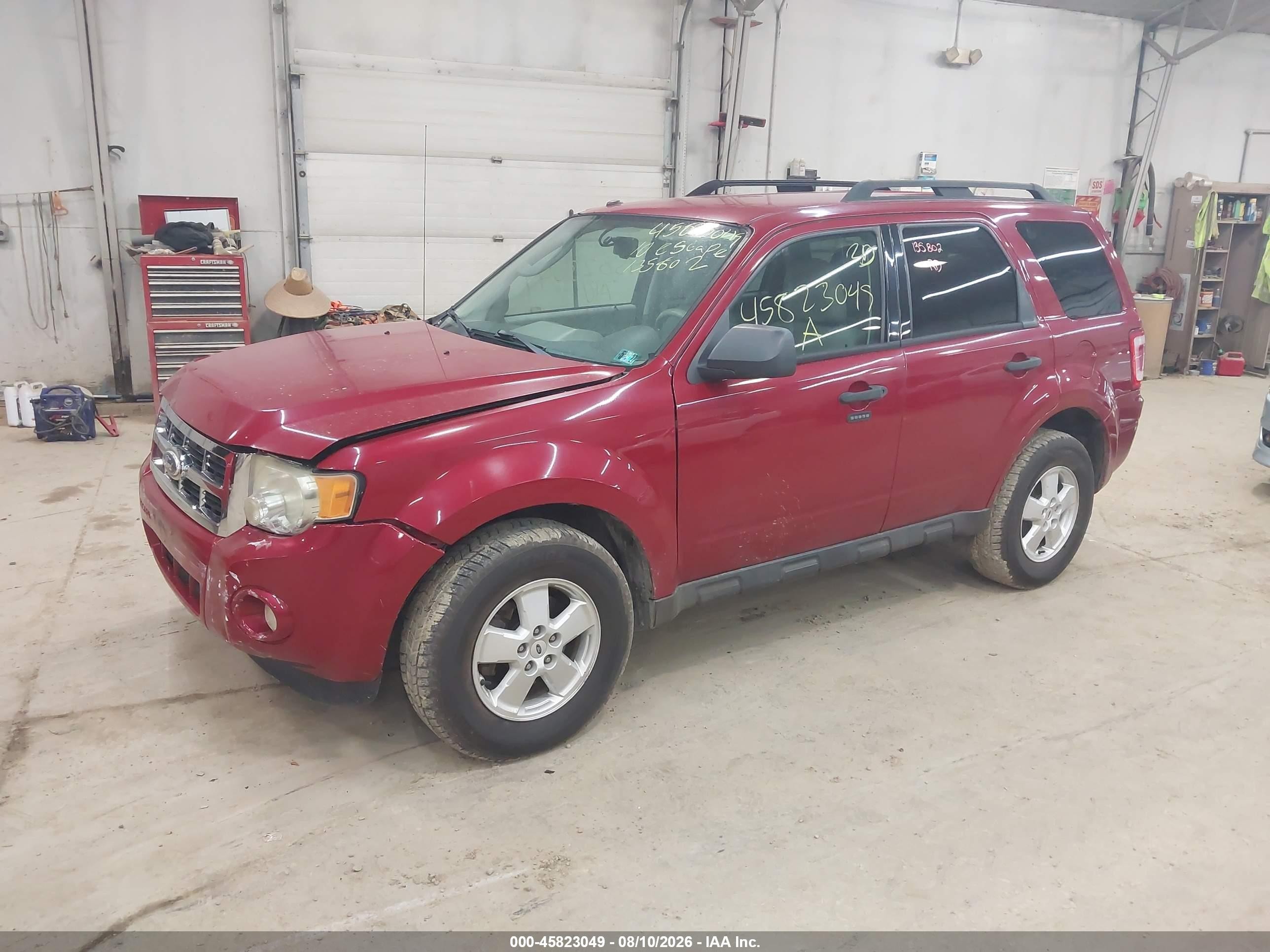 2010 Ford Escape Xlt Red vin: 1FMCU9DGXAKD02149
