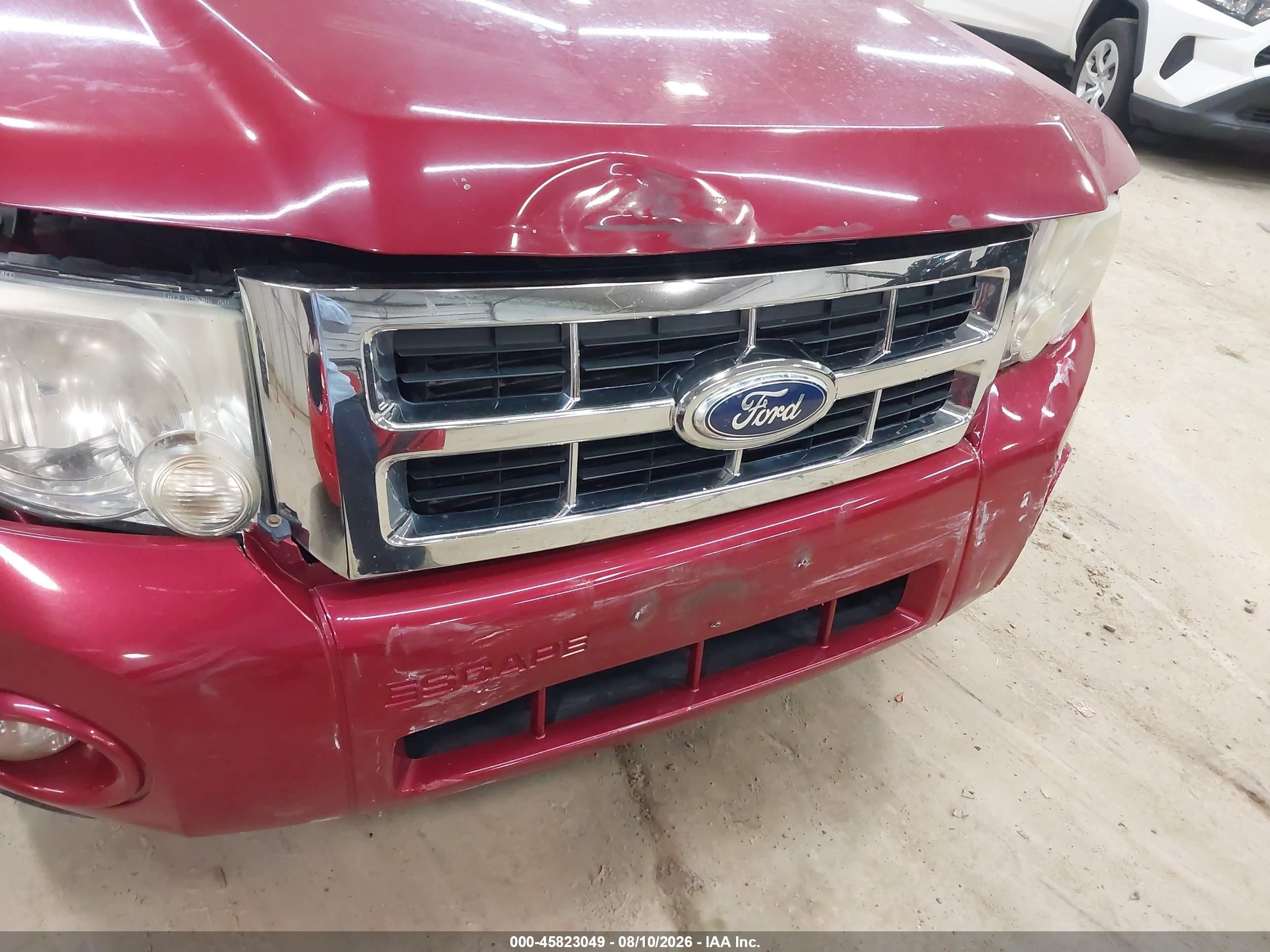 2010 Ford Escape Xlt Red vin: 1FMCU9DGXAKD02149