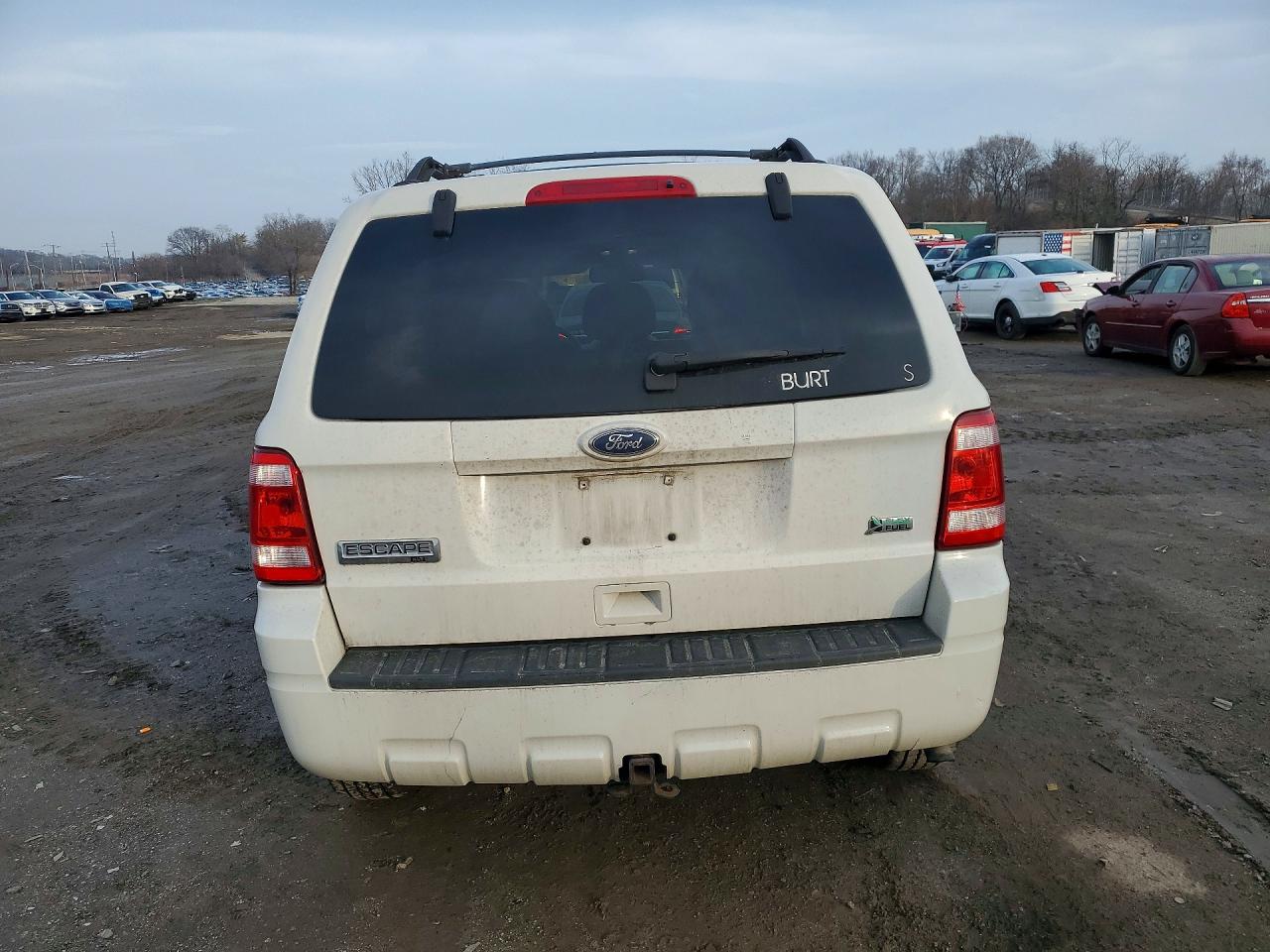 2011 Ford Escape Xlt White vin: 1FMCU9DGXBKA13886