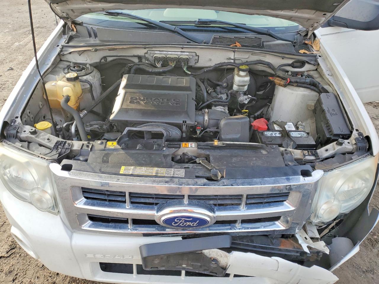 2011 Ford Escape Xlt White vin: 1FMCU9DGXBKA13886