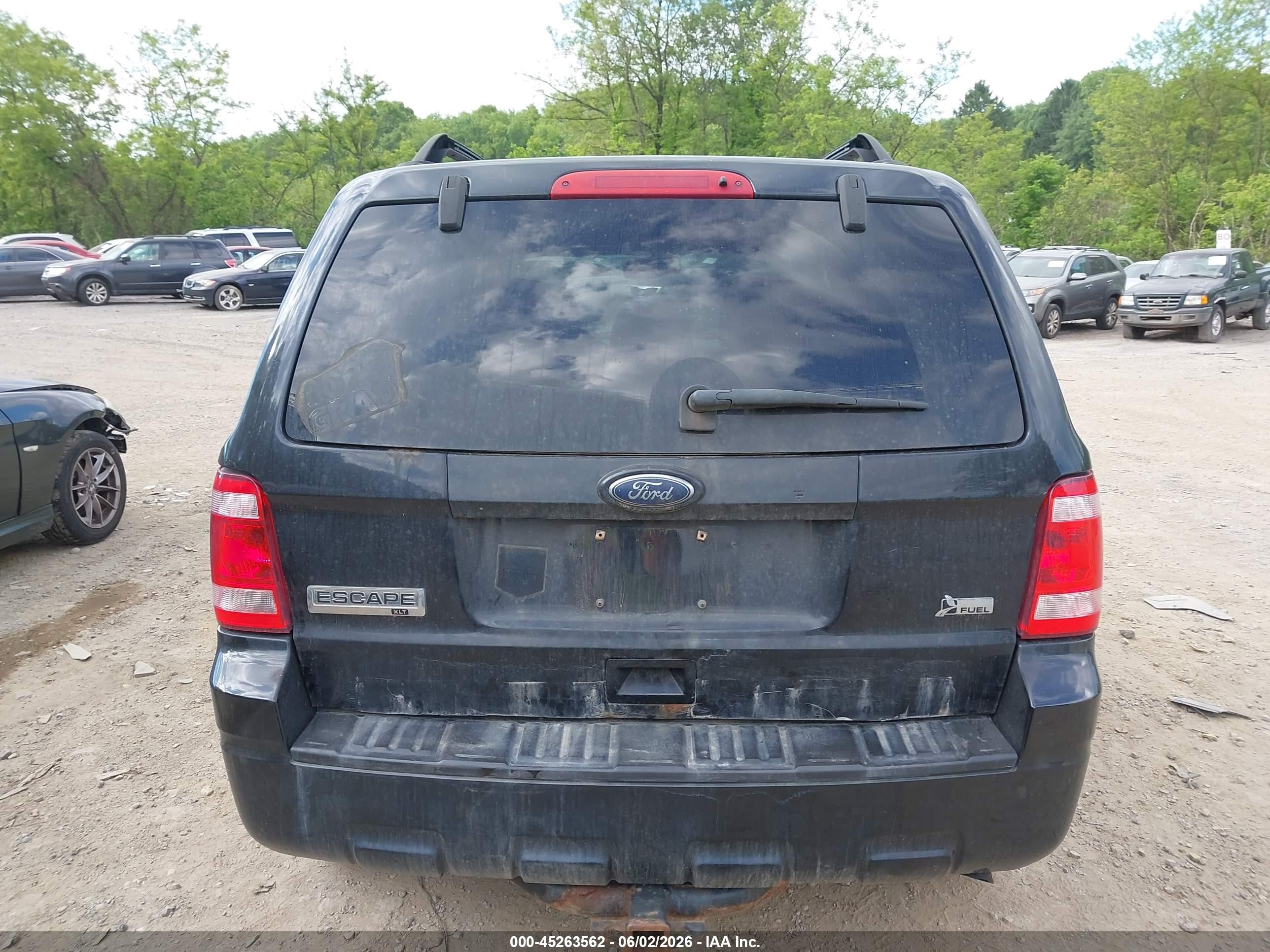 2011 Ford Escape Xlt Black vin: 1FMCU9DGXBKA52588