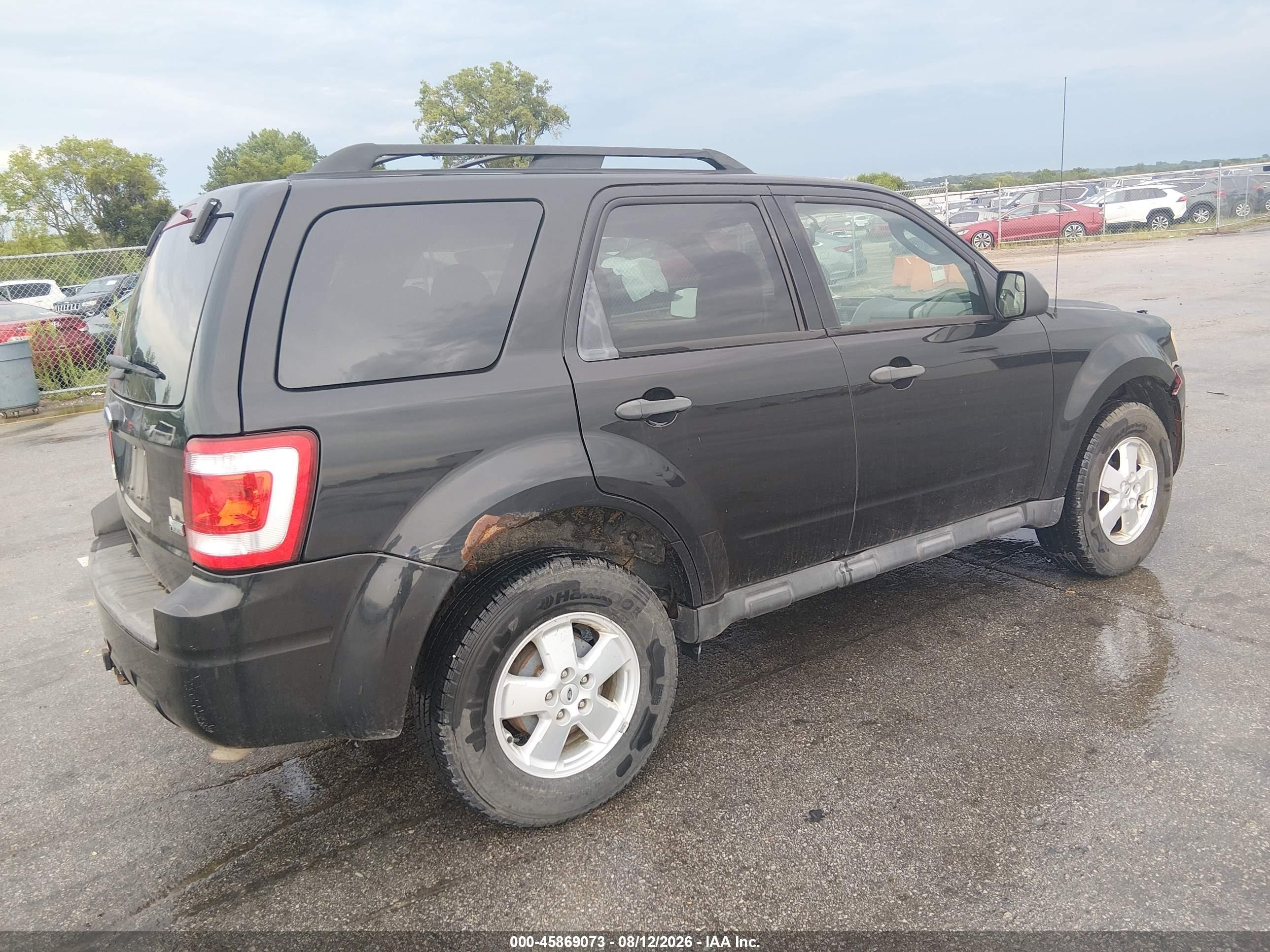 2011 Ford Escape Xlt Black vin: 1FMCU9DGXBKB24261