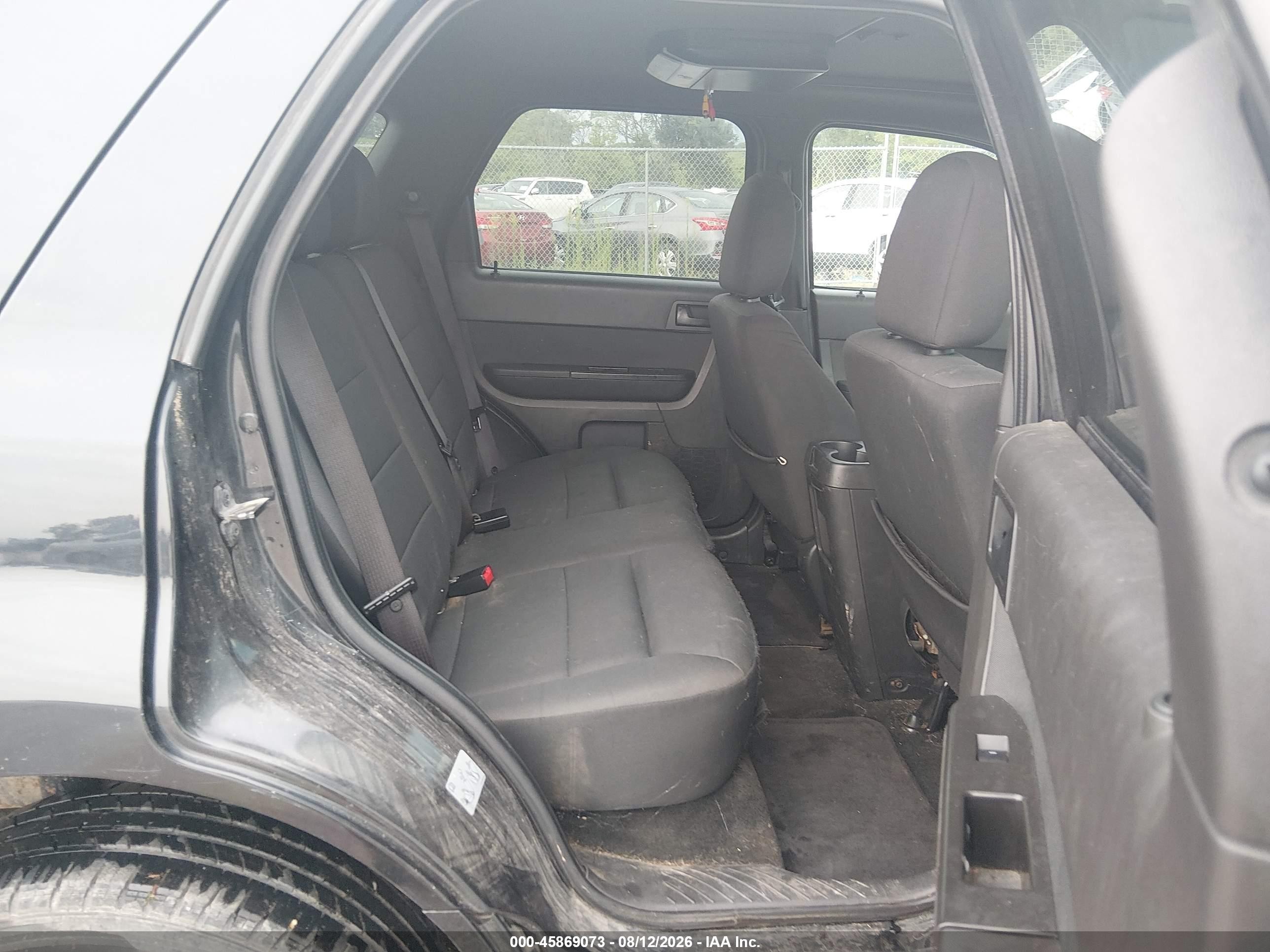 2011 Ford Escape Xlt Black vin: 1FMCU9DGXBKB24261