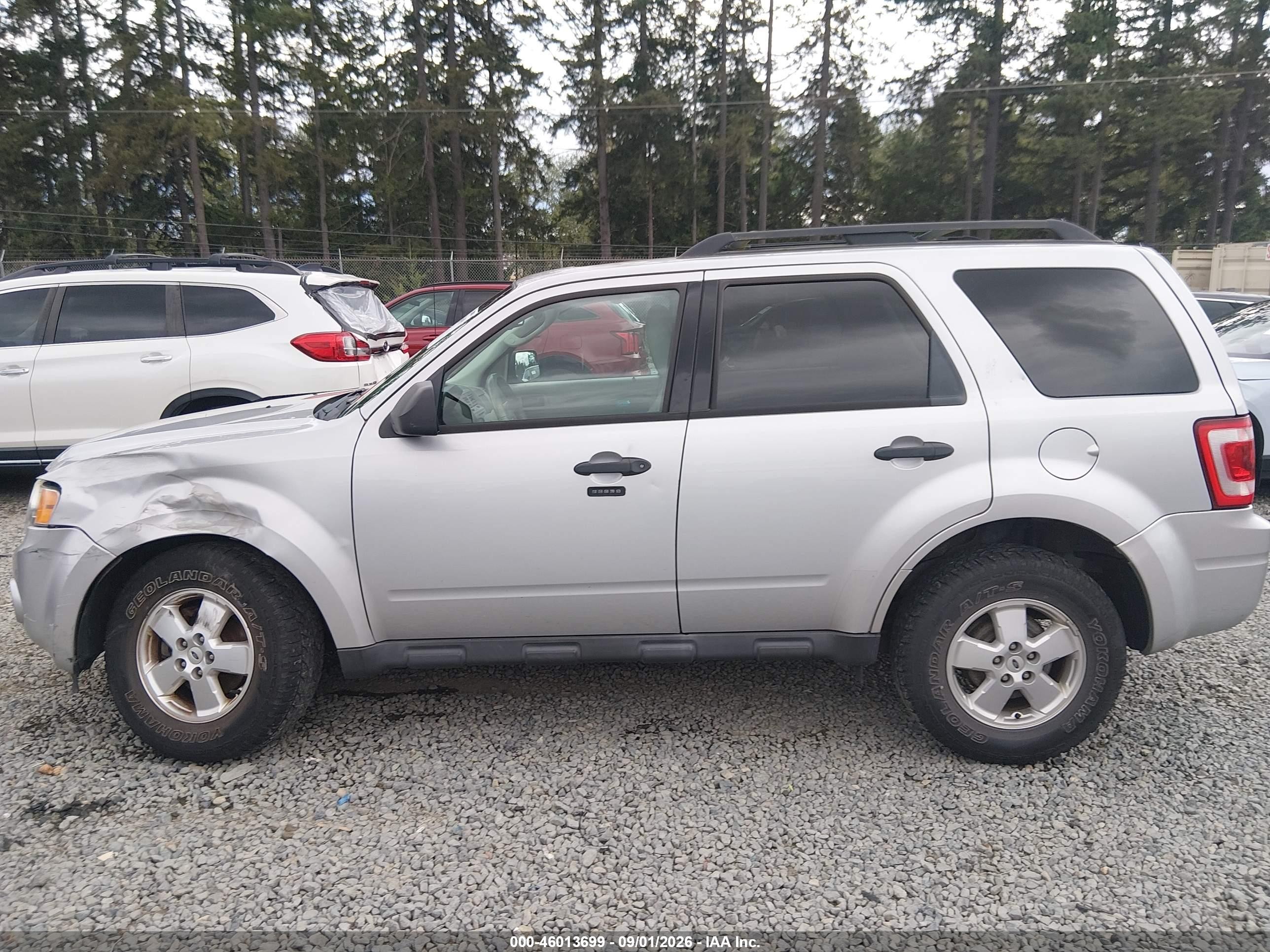 2011 Ford Escape Xlt Silver vin: 1FMCU9DGXBKC11139