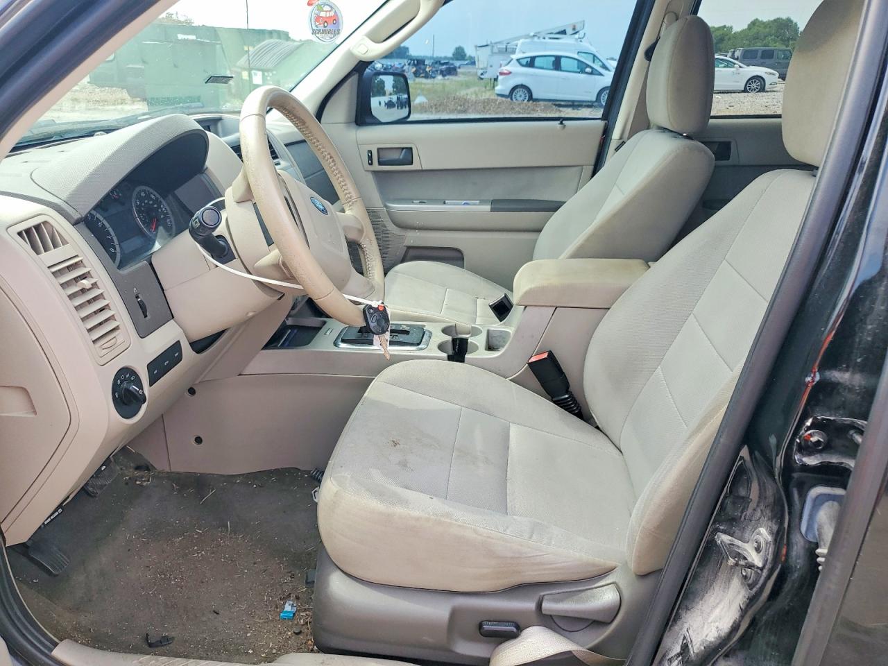 2012 Ford Escape Xlt Black vin: 1FMCU9DGXCKA58005